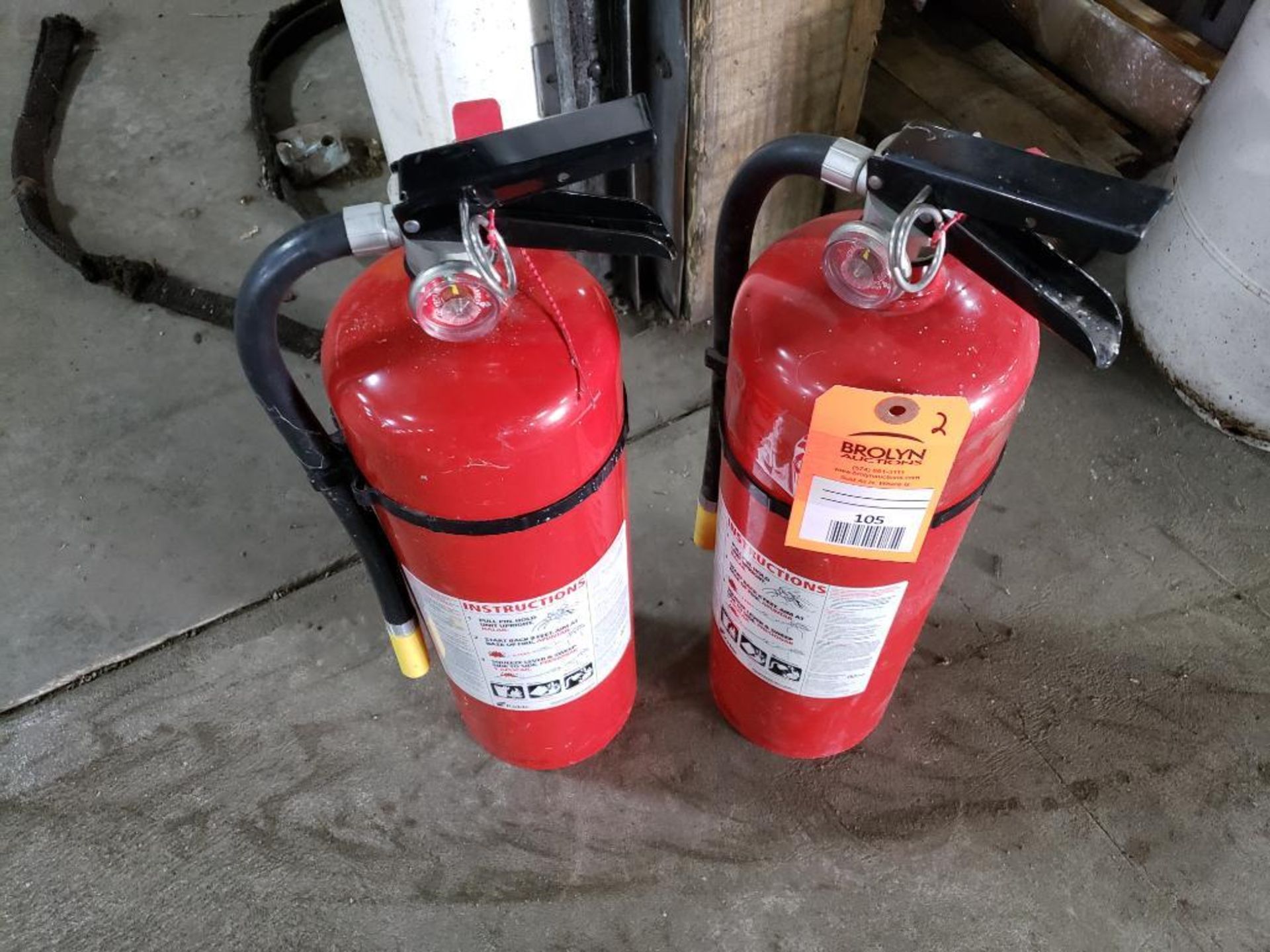 Qty 2 - Fire extinguishers. - Image 4 of 4