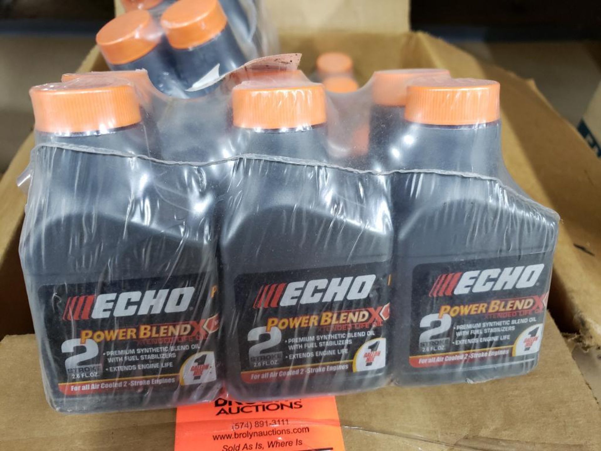 Large qty of Echo 2 cycle power blend oil. New. - Image 2 of 2