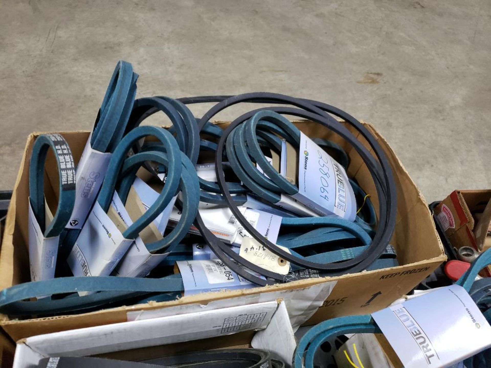 Pallet of assorted belts. New old stock. - Image 7 of 11