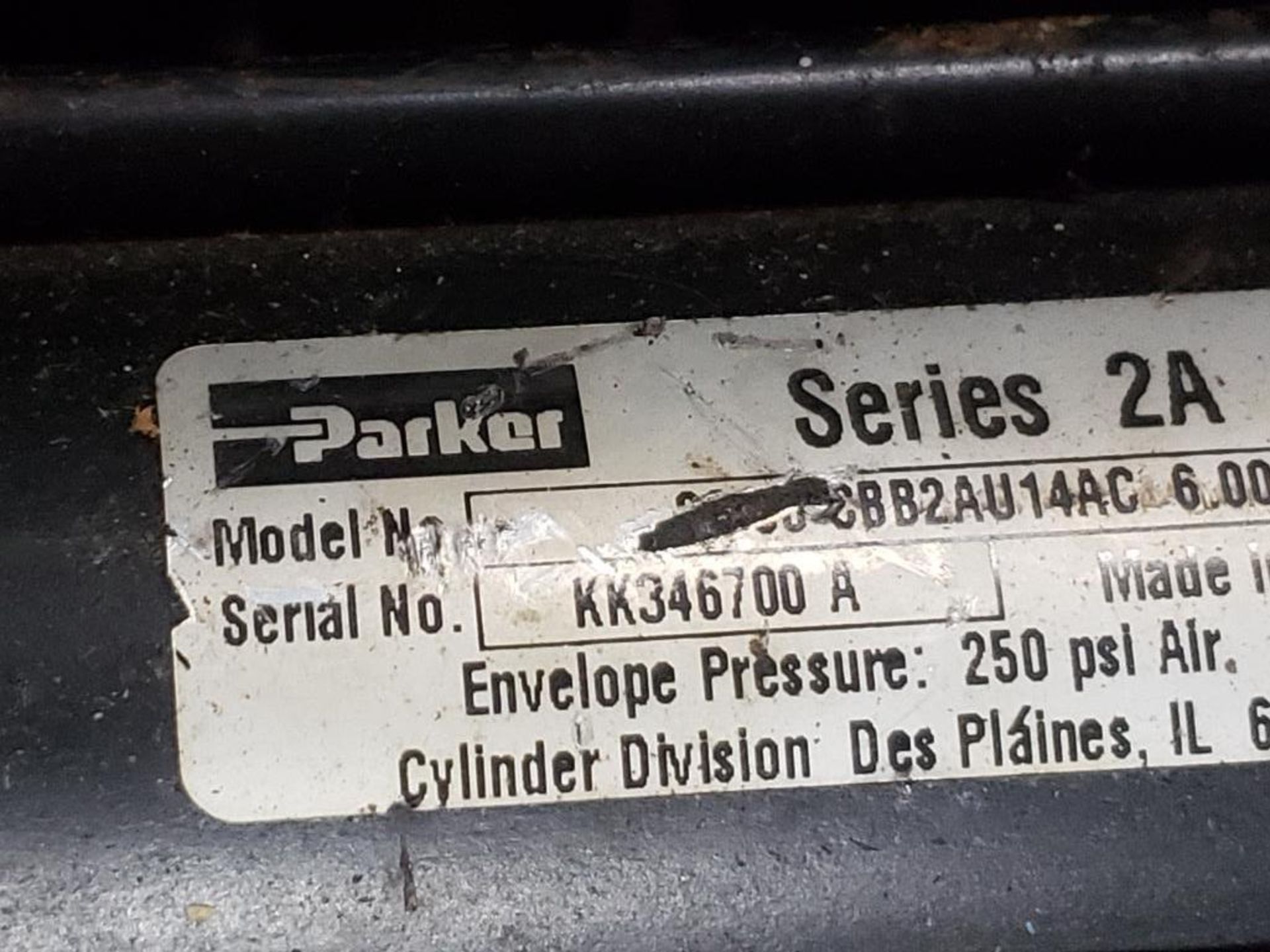 Qty 12 - Assorted Hydraulic cylinder. Parker, Schrader Bellows. - Image 4 of 8