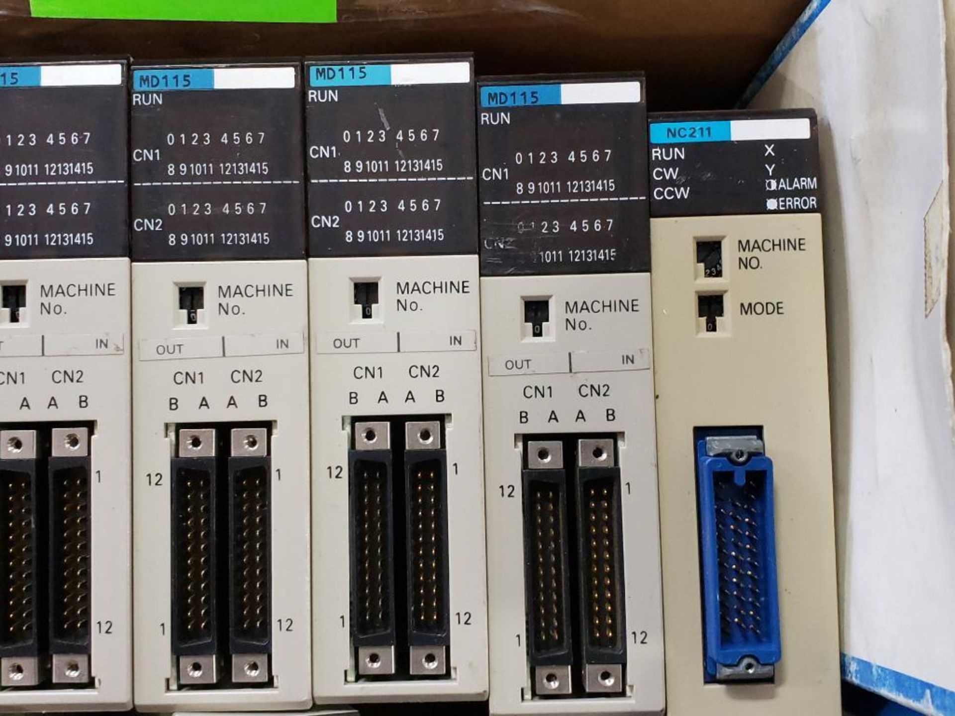 Qty 12 - Assorted Omron programmable control rack components. - Image 2 of 11