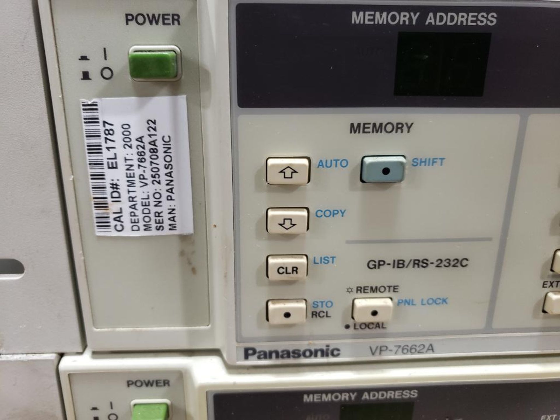 Qty 2 - Panasonic VP-7662A Encoder. - Image 2 of 13