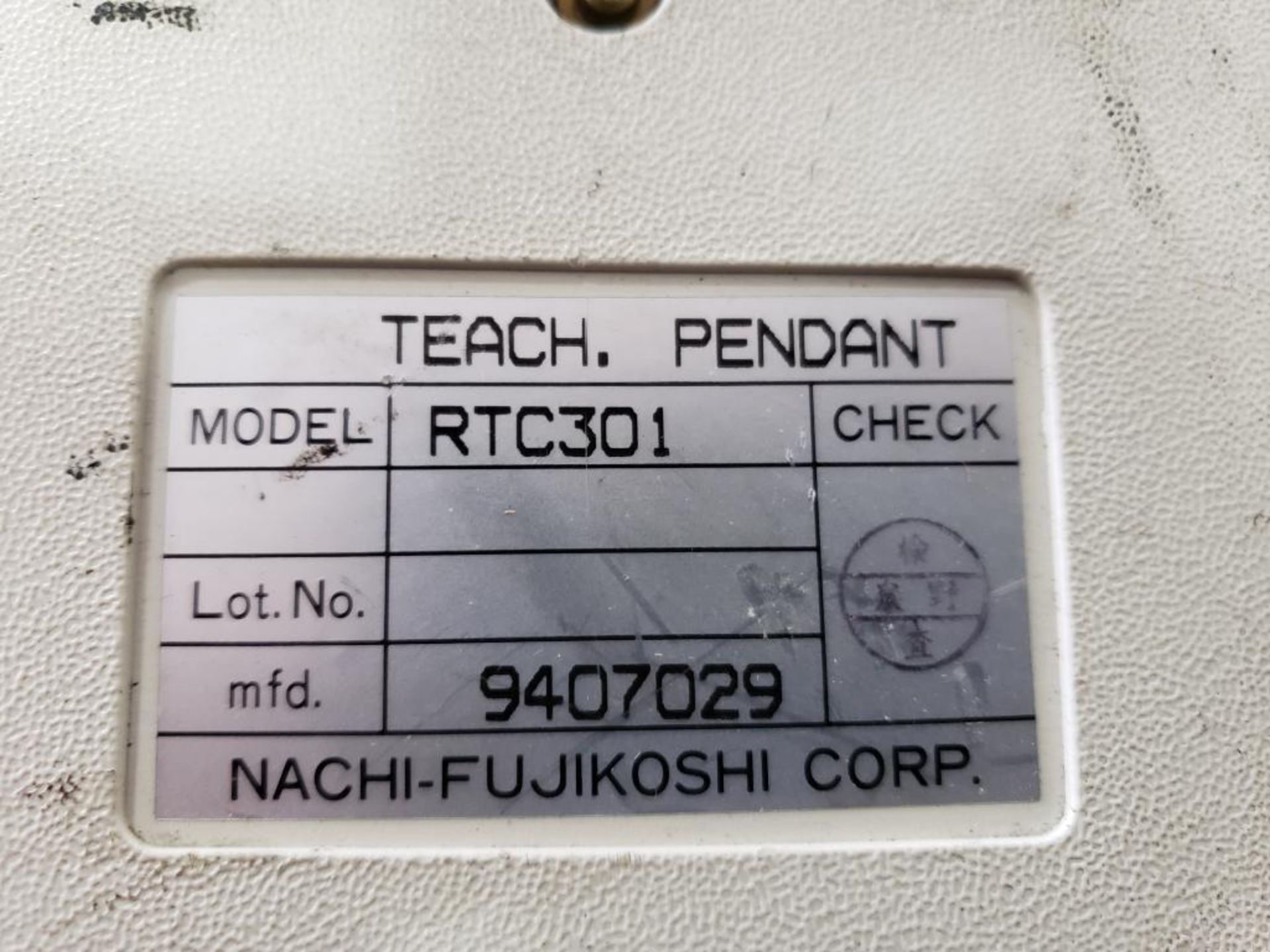 Nachi robot teach pendant RTC301. - Image 4 of 4