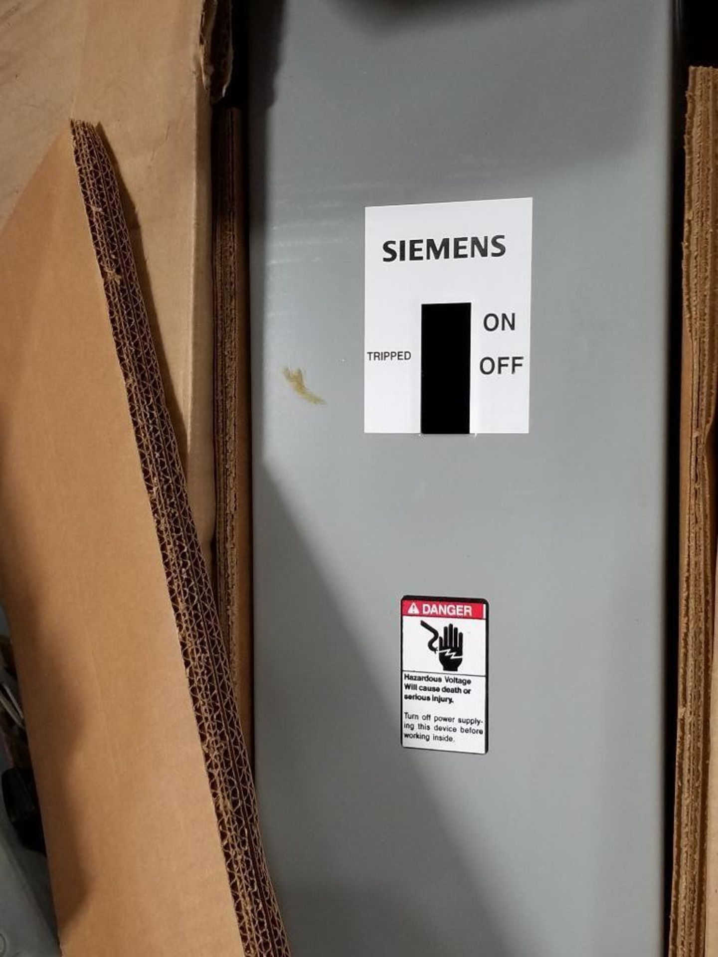 Qty 2 - Assorted electrical. Siemens CED6N1S breaker enclosure, Wiegmann JWSC66. - Image 6 of 6