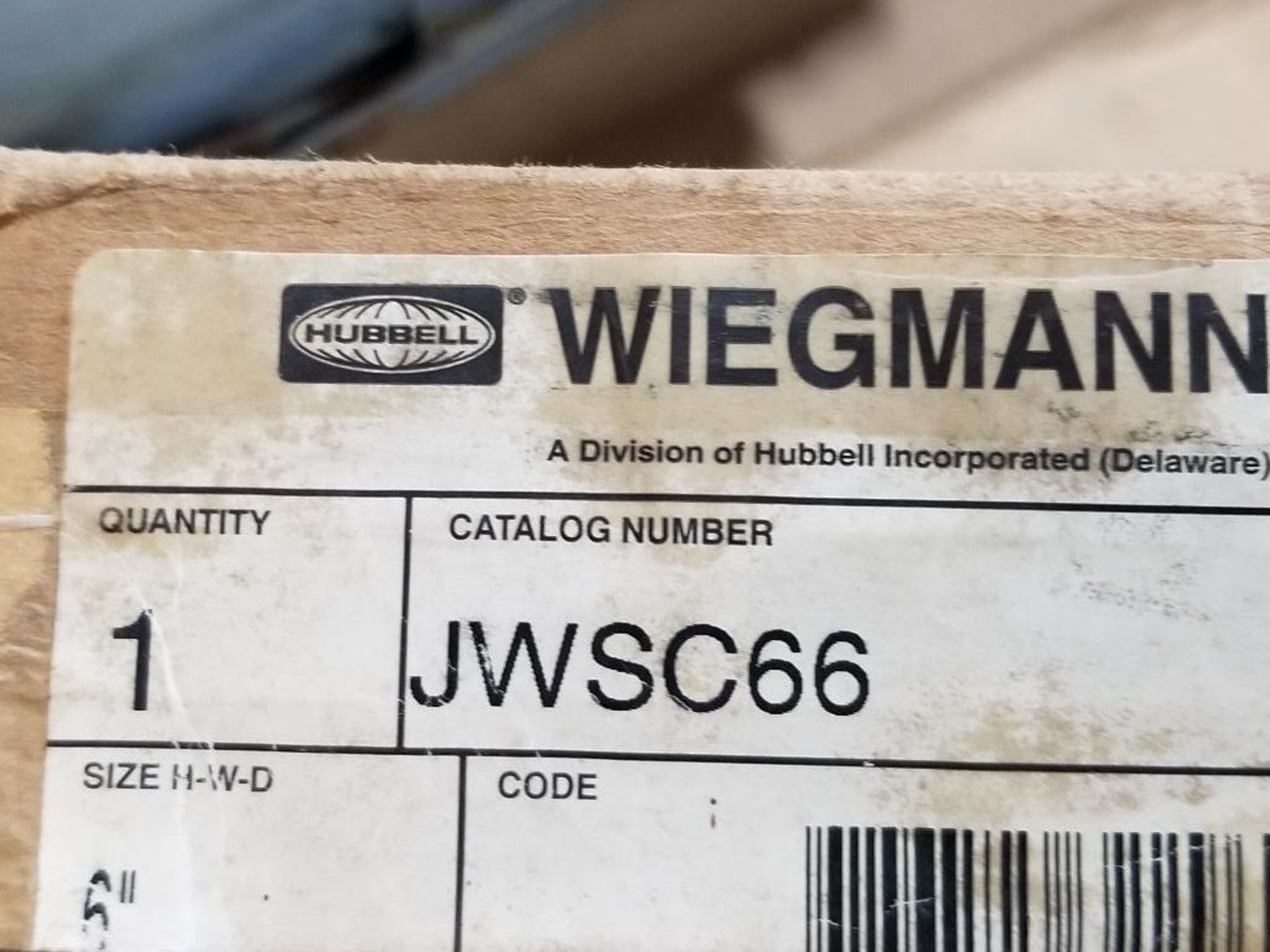 Qty 2 - Assorted electrical. Siemens CED6N1S breaker enclosure, Wiegmann JWSC66. - Image 2 of 6