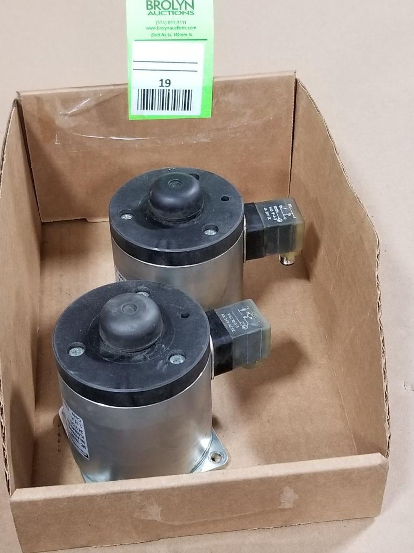 Qty 2 - Kendrion 41090045 solenoid valves.