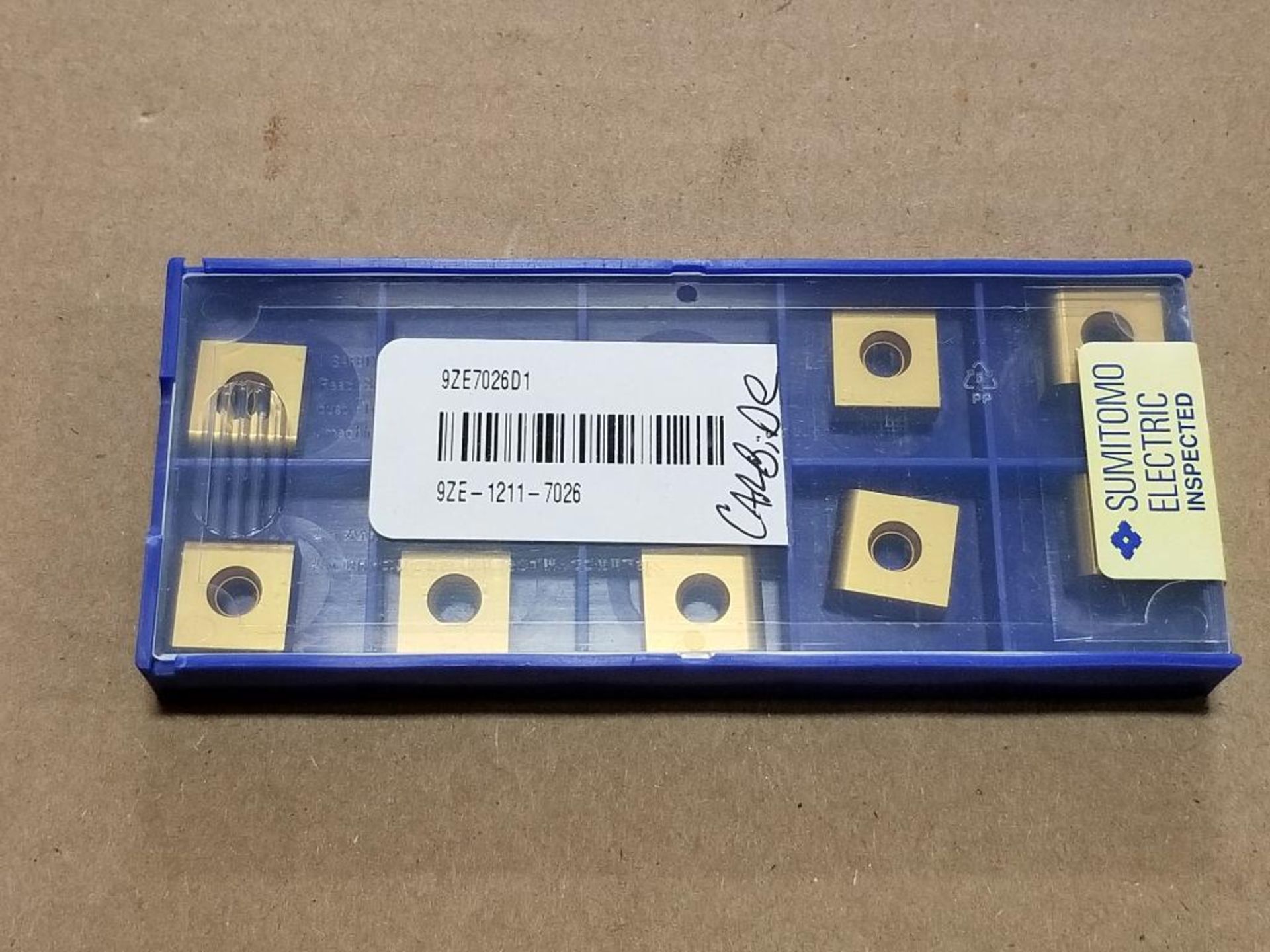 Qty 10 - Sumitomo Electric 10ct box Carbide insert tooling. 9ZE-1211-7026. - Image 2 of 3