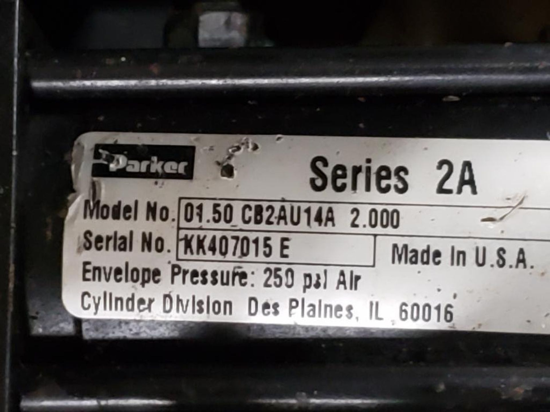 Qty 13 - Assorted Hydraulic cylinder. Parker. - Image 7 of 9