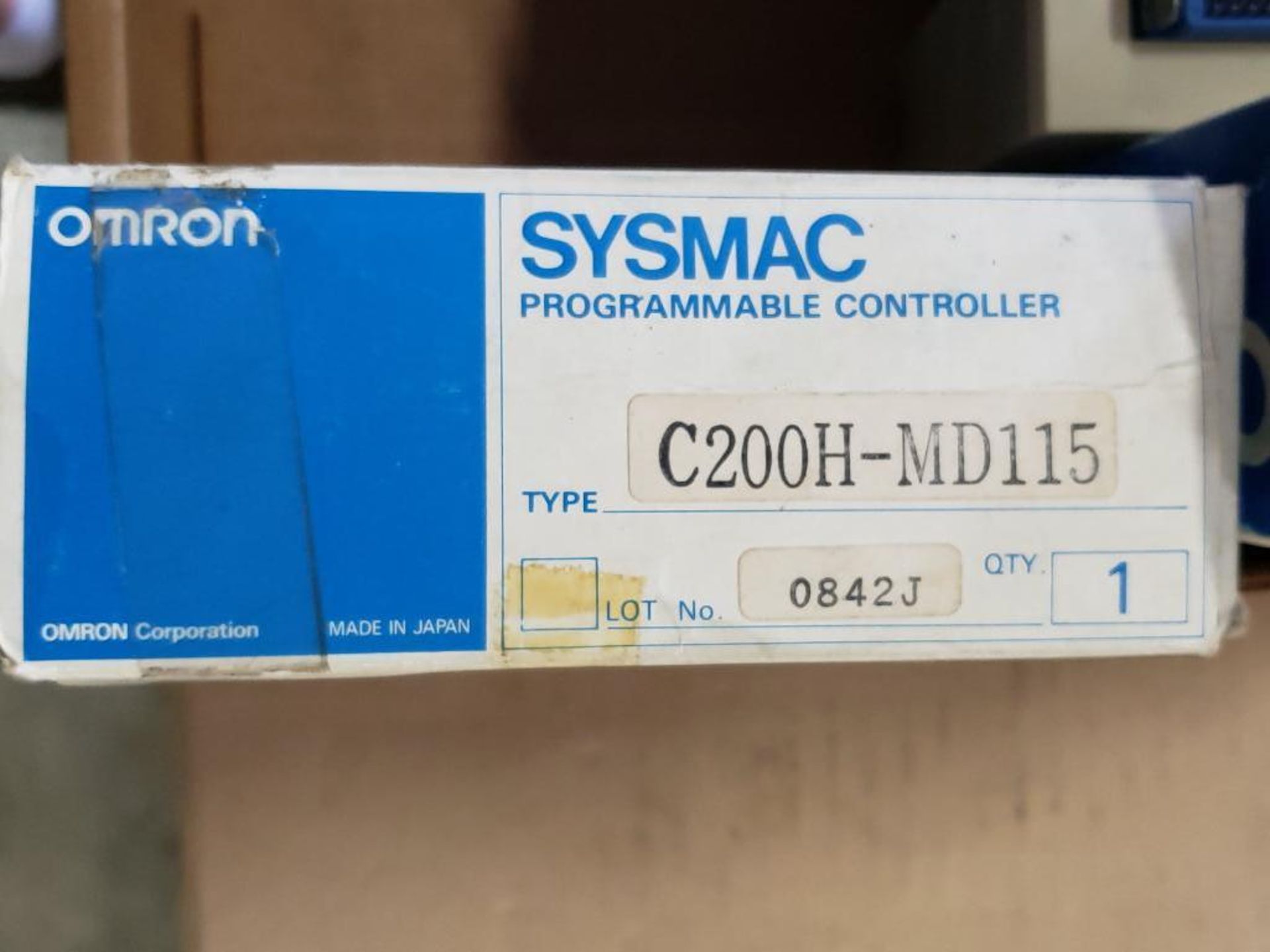 Qty 12 - Assorted Omron programmable control rack components. - Image 4 of 11