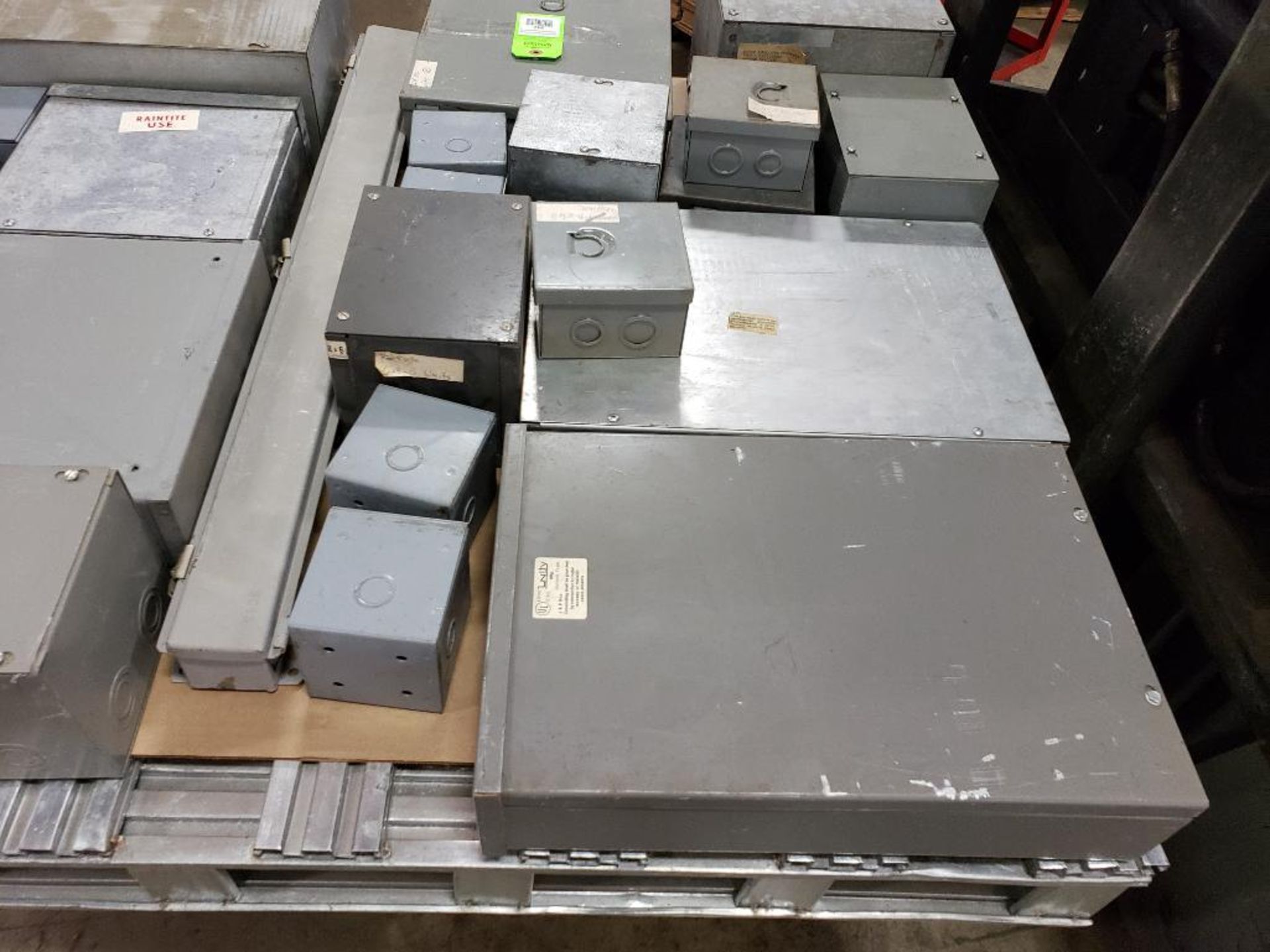 Large assortment of conduit box, enclosures. - Image 5 of 9