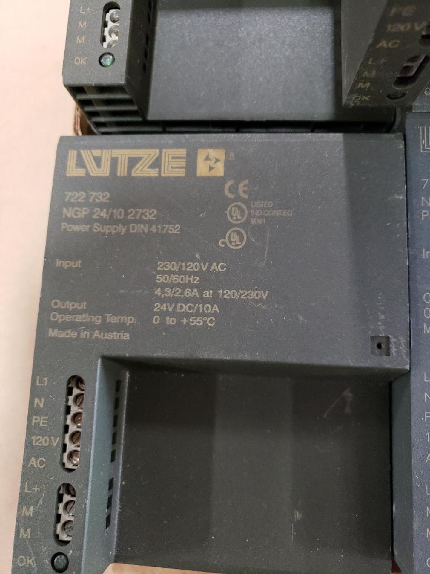 Qty 7 - LUTZE 722732 power supply. - Image 4 of 8