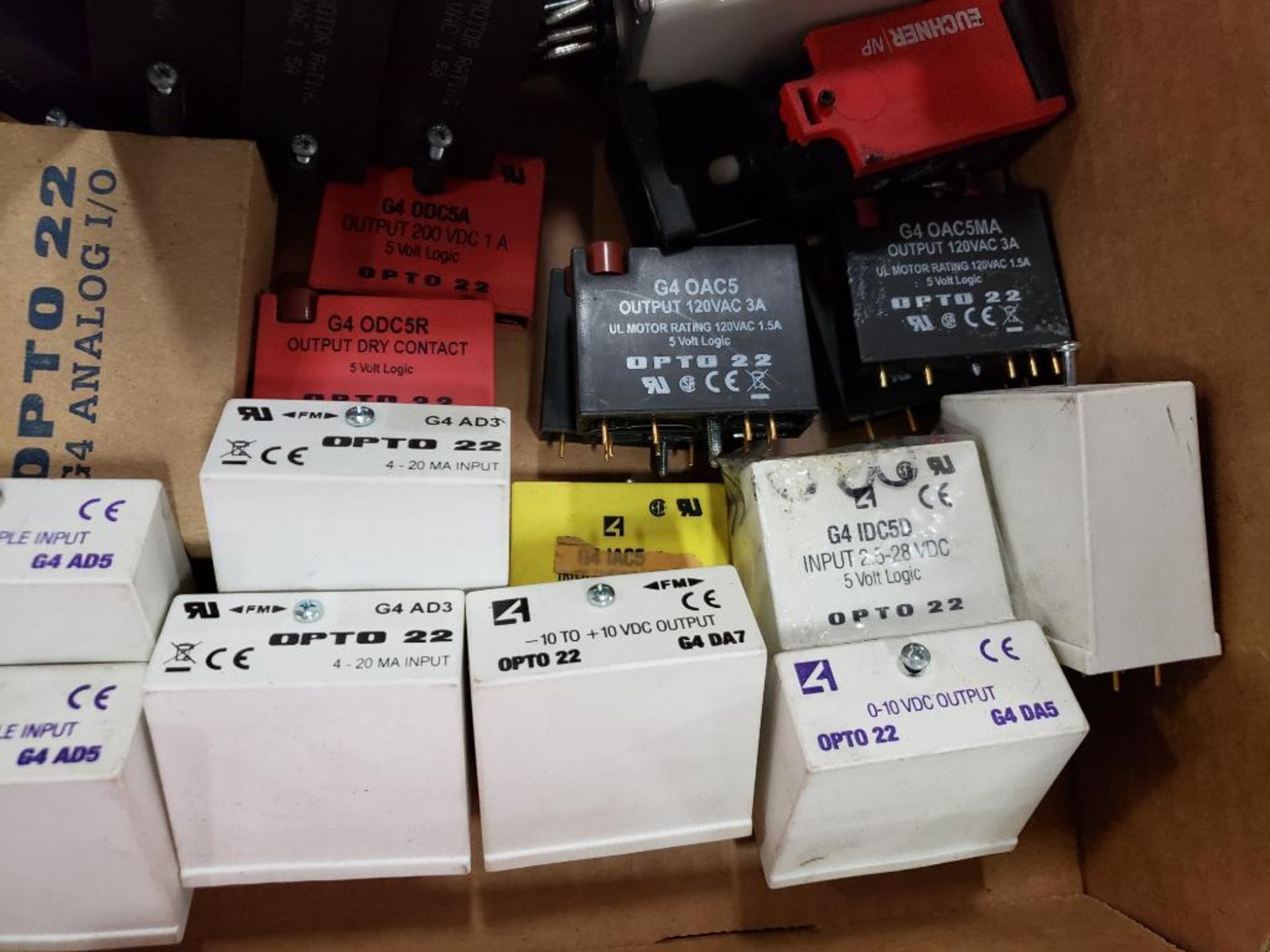Assorted electrical relays. Opto22, AMF, Euchner. - Image 4 of 5