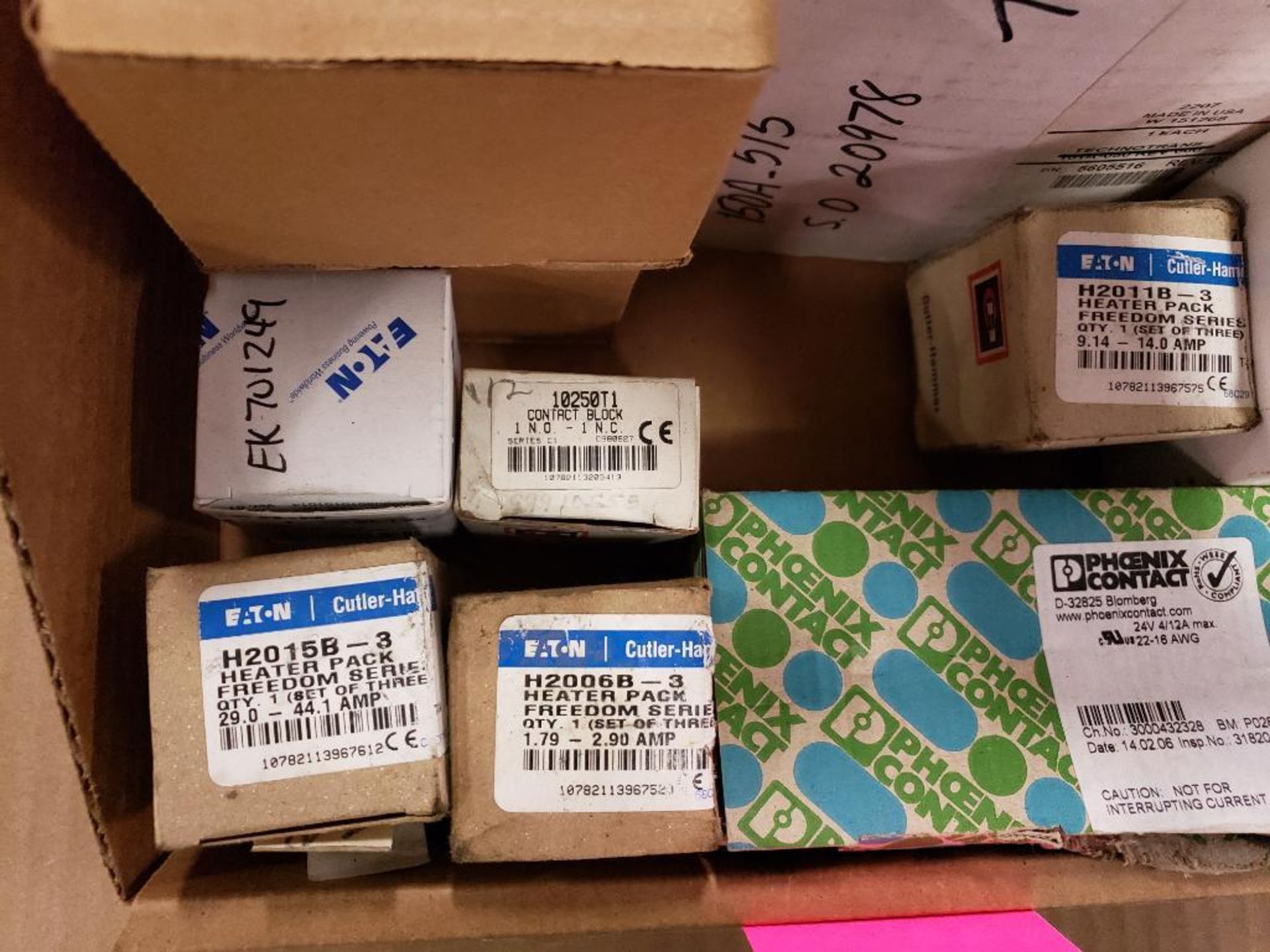 Assorted replacement parts. Phoenix Contact, Eaton. New in box. - Image 3 of 5