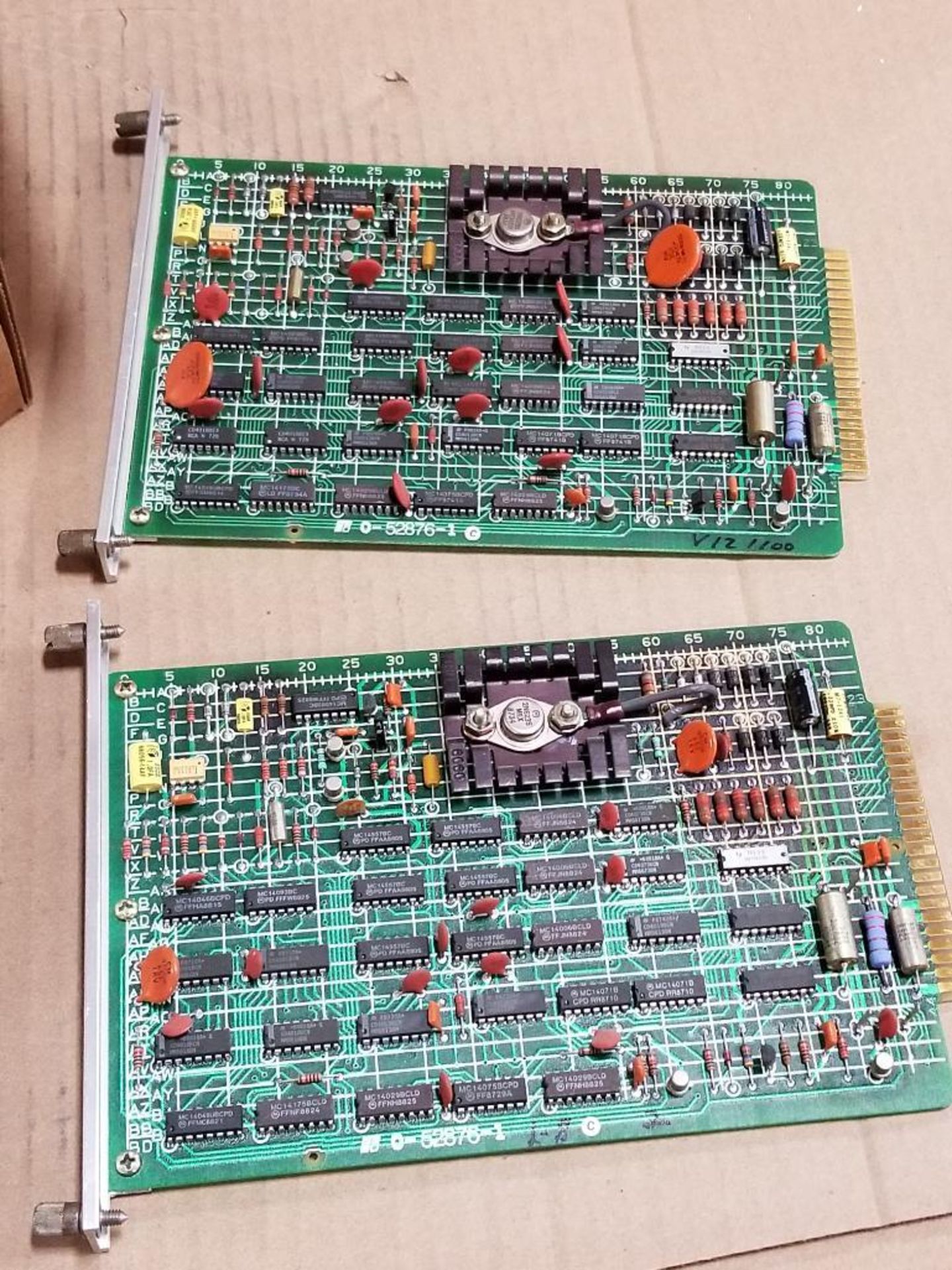 Qty 2 - Electrical boards. Reliance Electric. 0-52876-1.