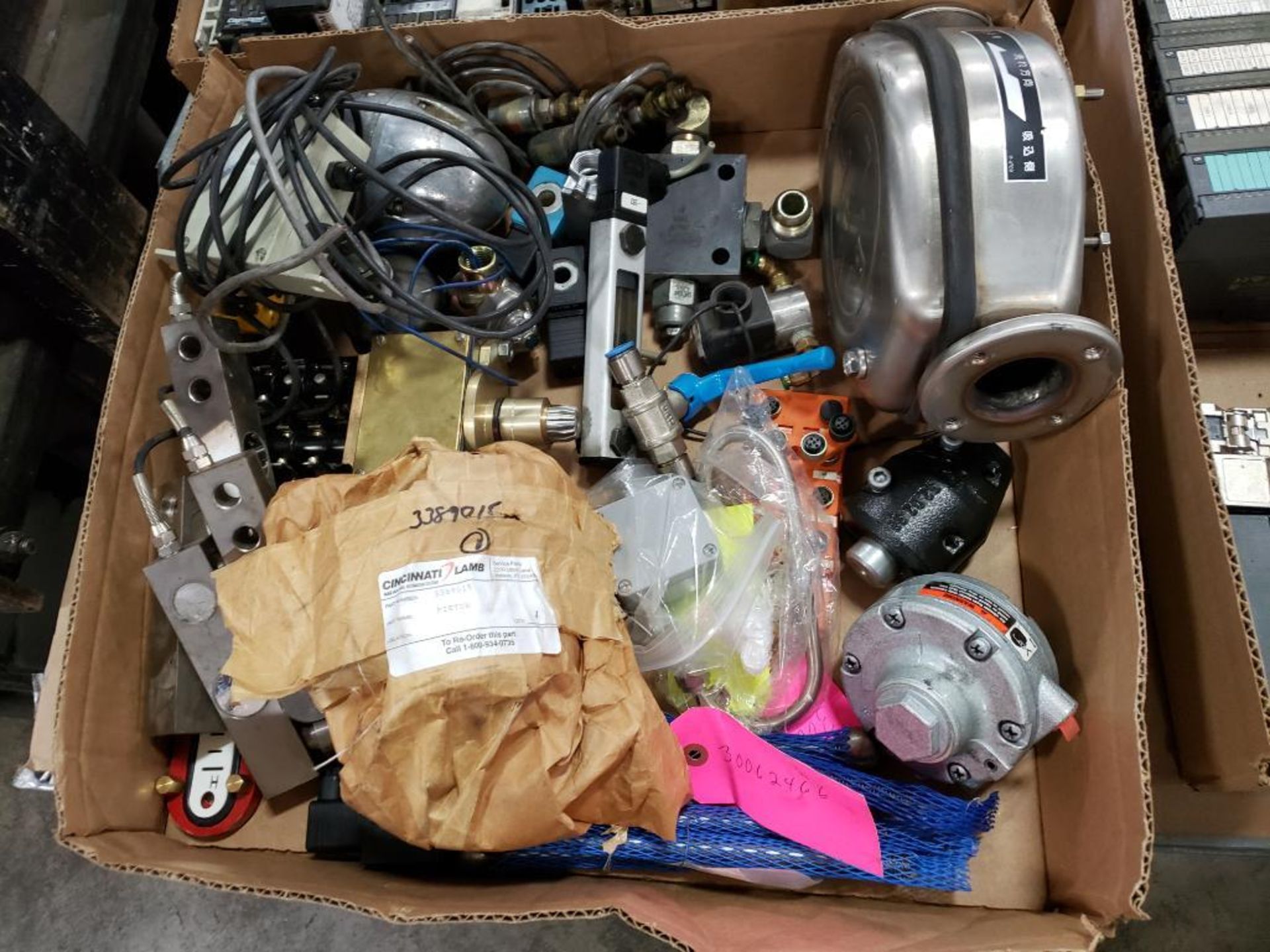 Assorted replacement parts. Cincinnati Lamb.