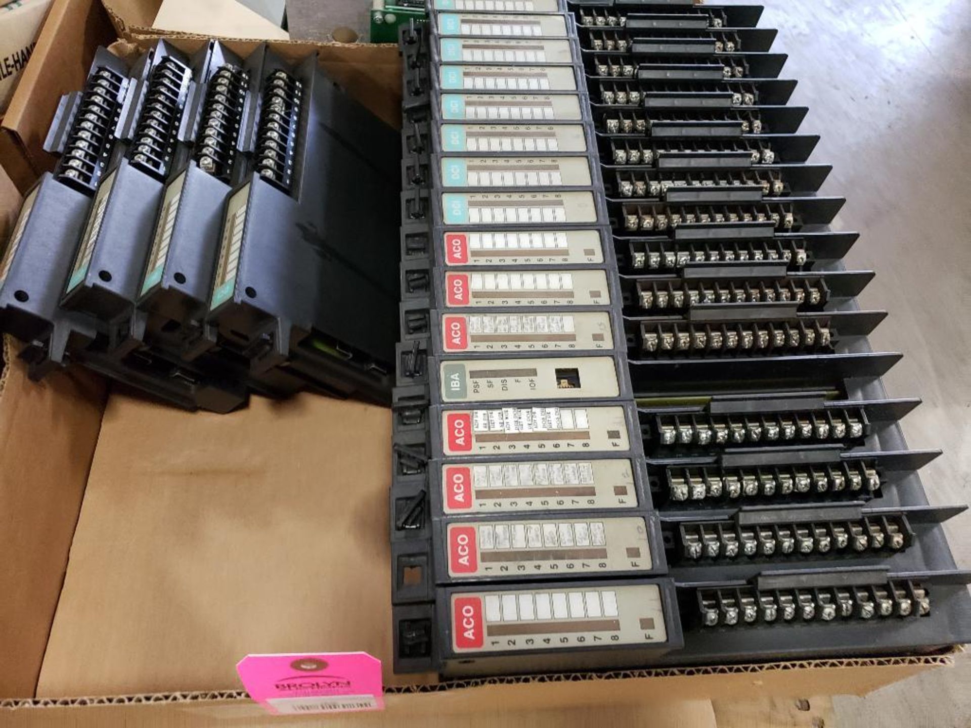 Assorted Cincinnati Milacron I/O modules.