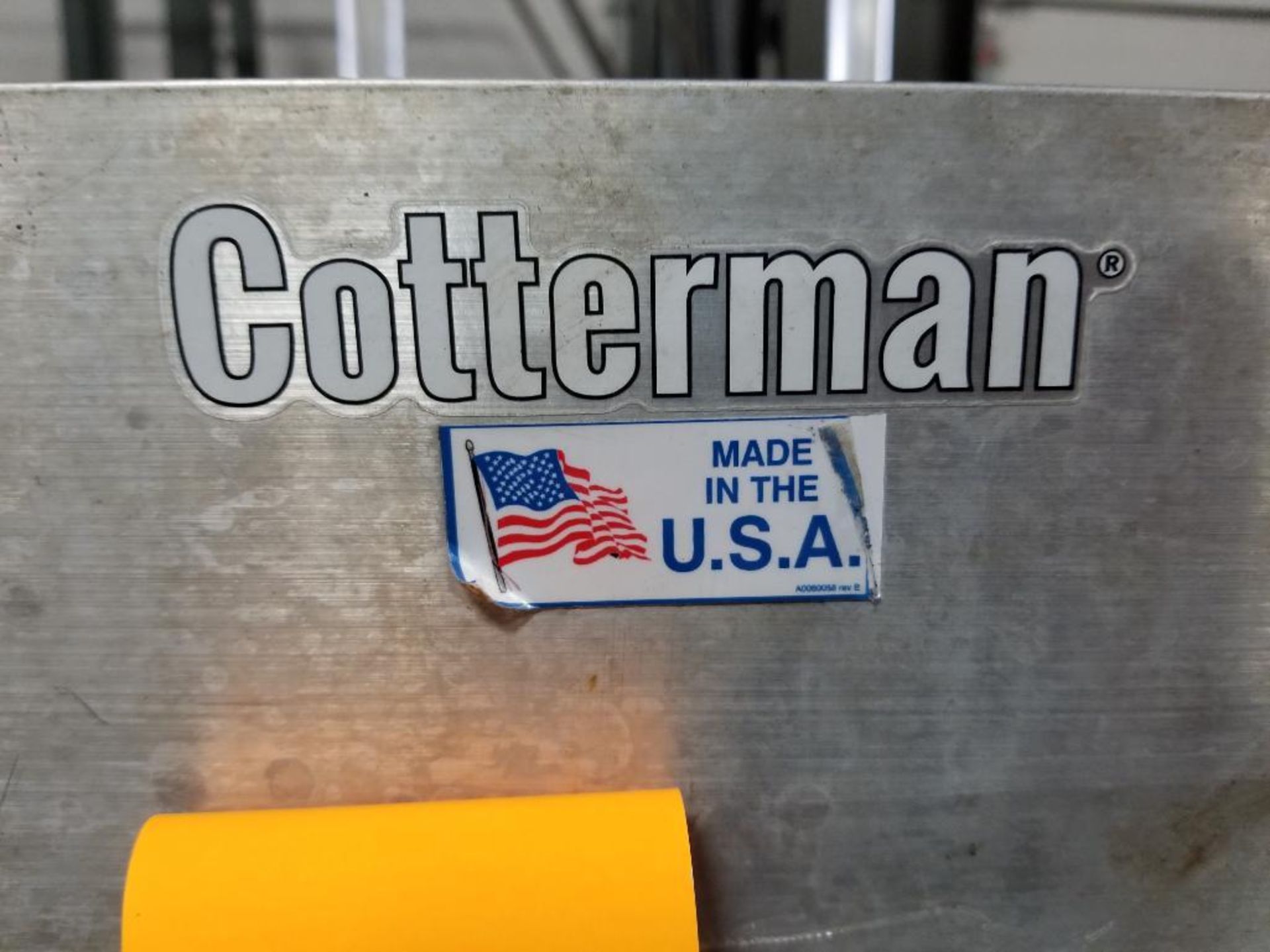 Cotterman aluminum crossover bridge step set. 120" long x 30" wide x 99" tall with rail. - Image 3 of 8
