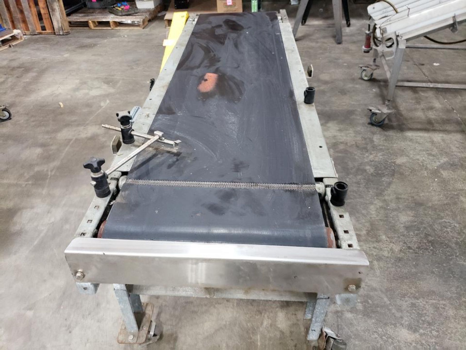 Power conveyor on casters. 80" long x 20" wide. - Image 5 of 6