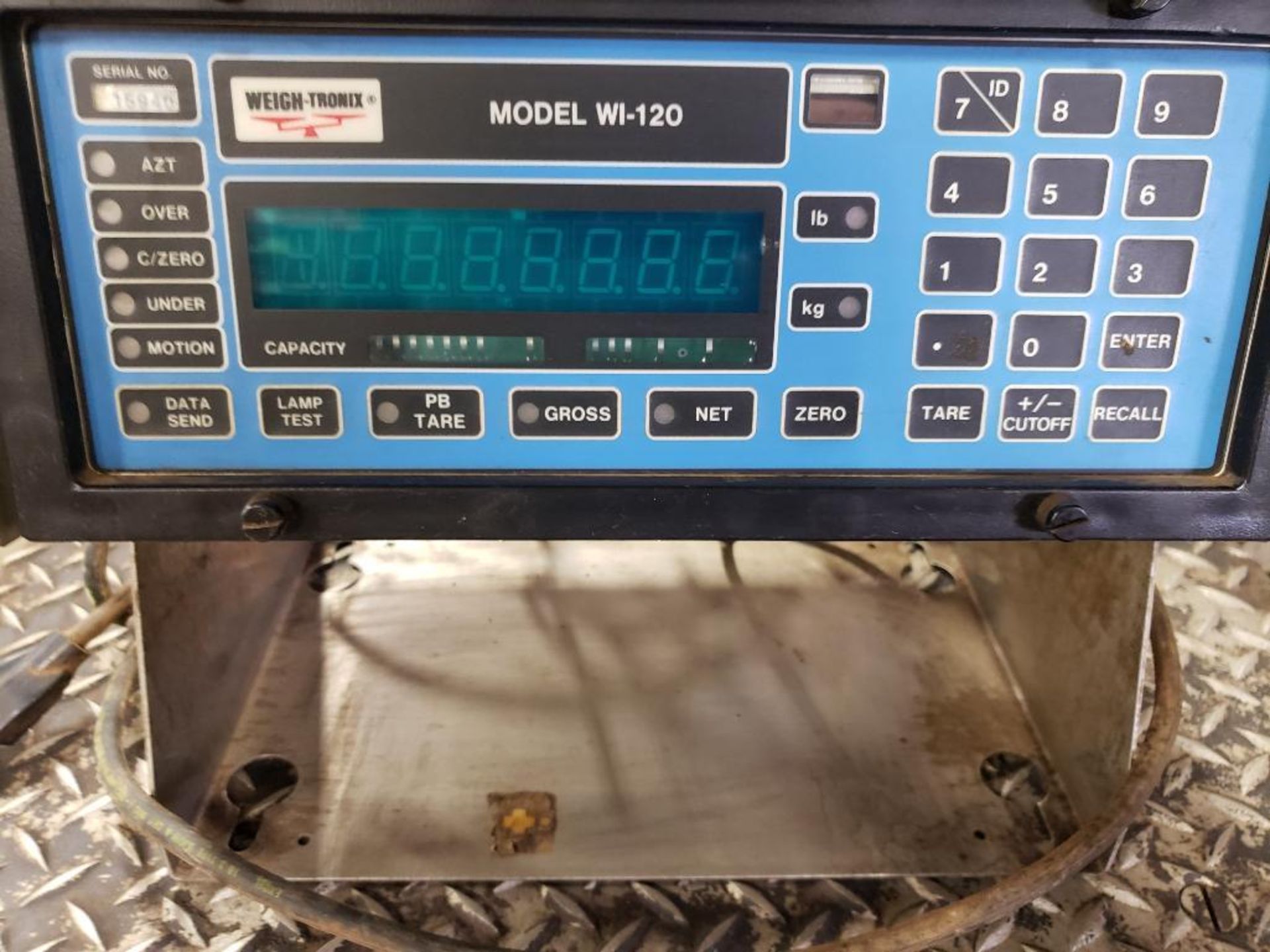 Weightronix small platform scale. 115v single phase. - Image 2 of 4