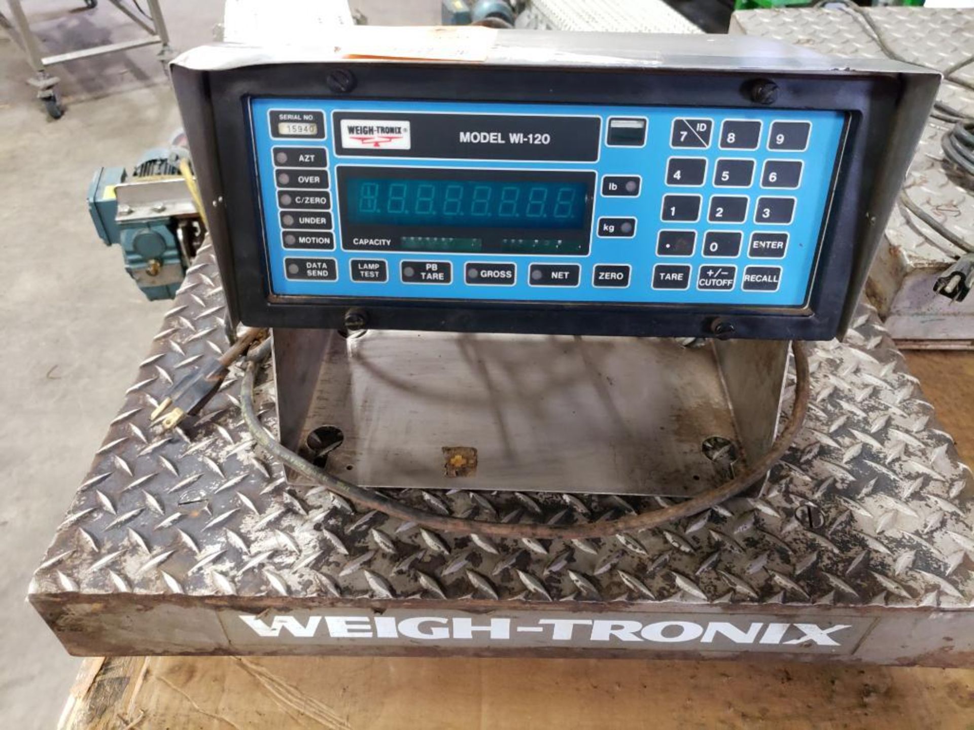 Weightronix small platform scale. 115v single phase.