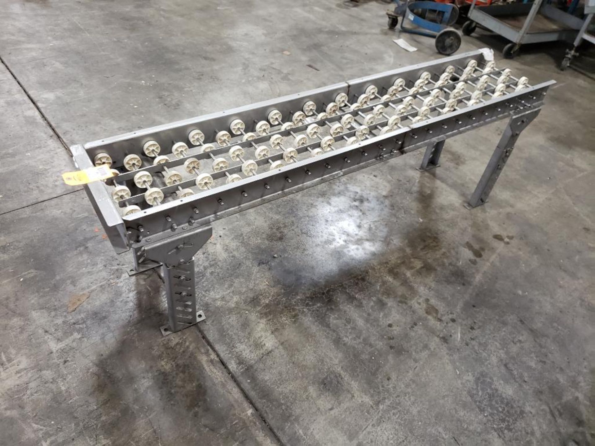 Roller conveyor. 72" long x 15" wide. - Image 4 of 5