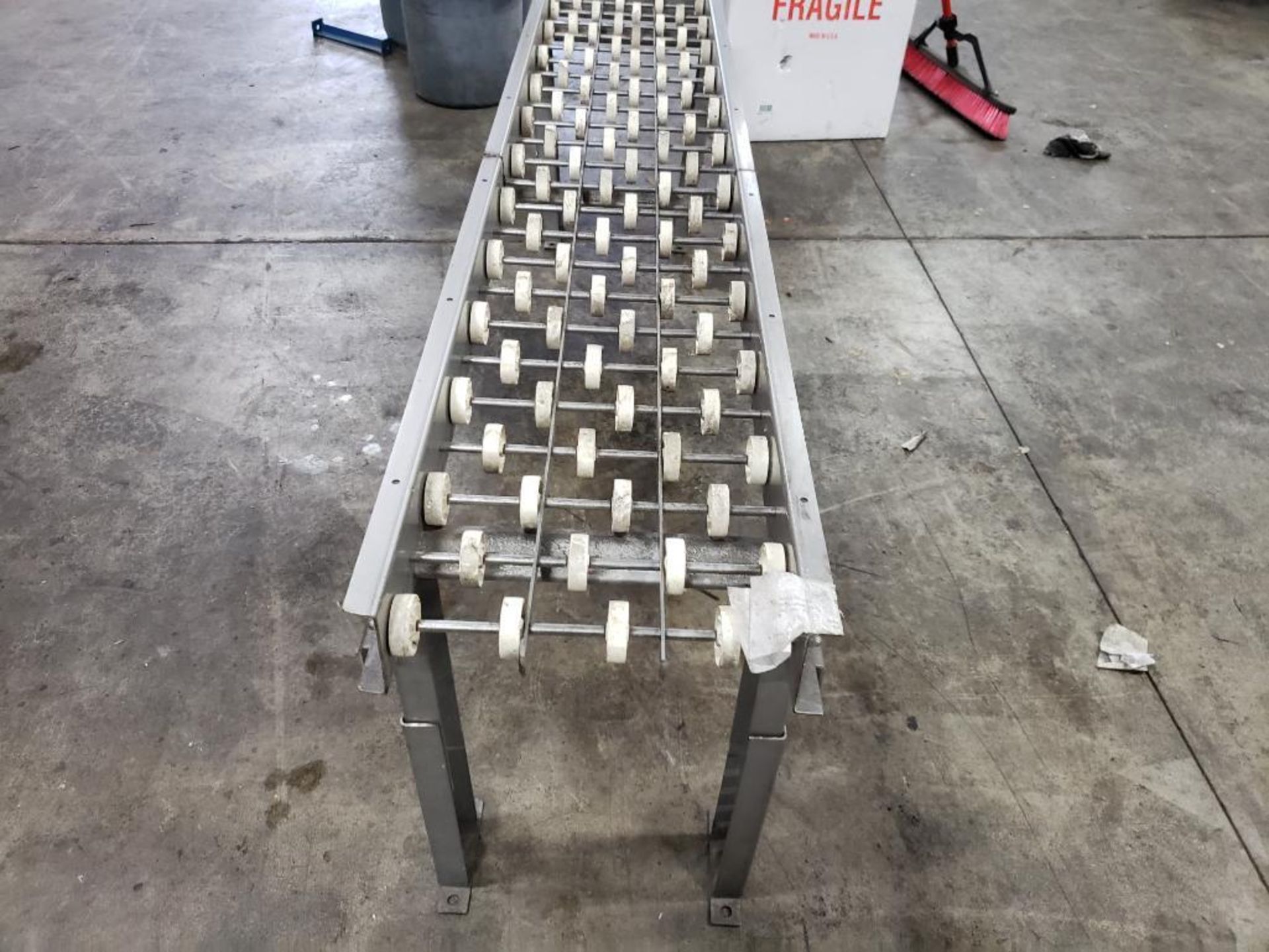 Roller conveyor. 72" long x 15" wide. - Image 3 of 5