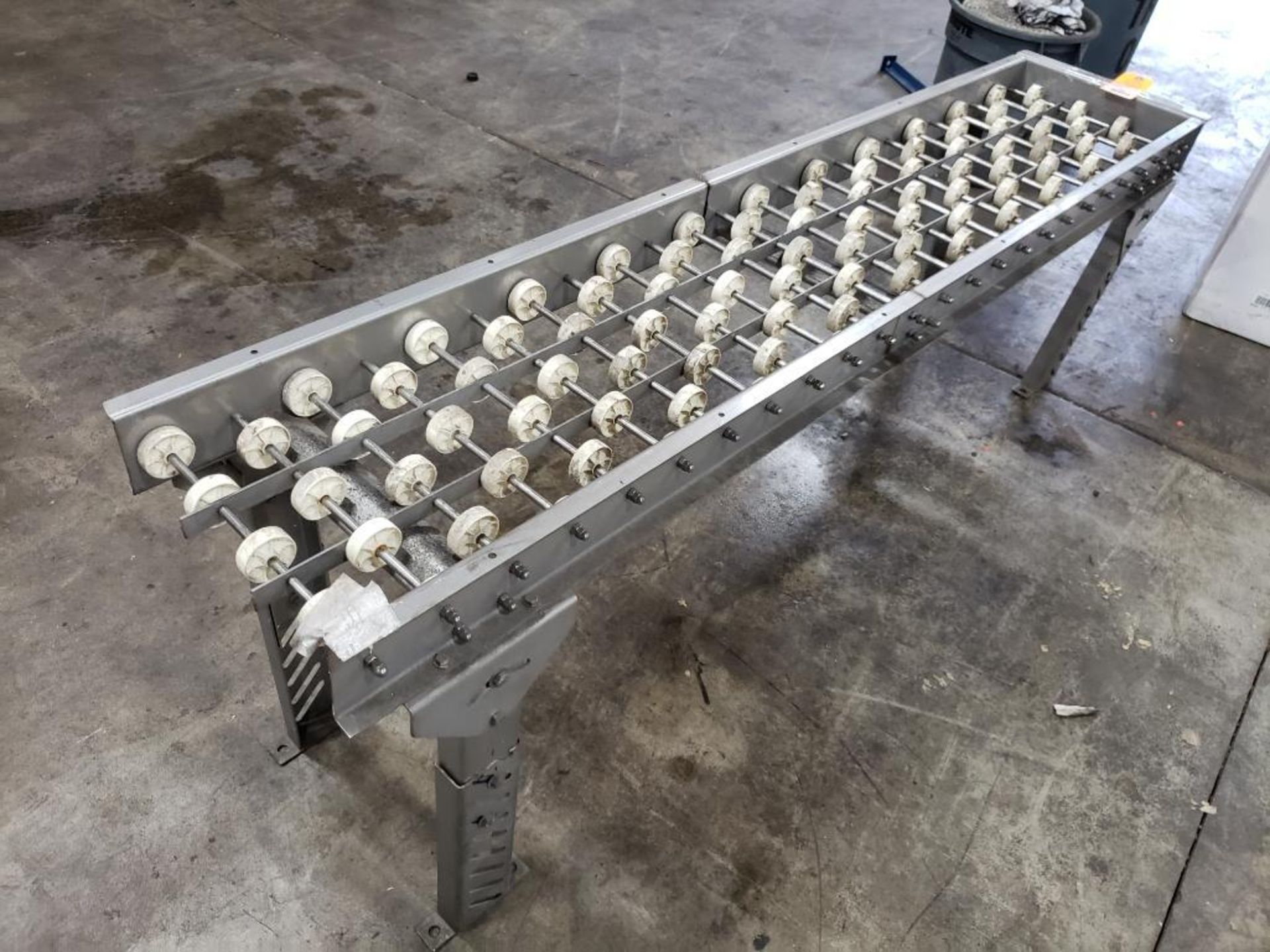 Roller conveyor. 72" long x 15" wide. - Image 2 of 5