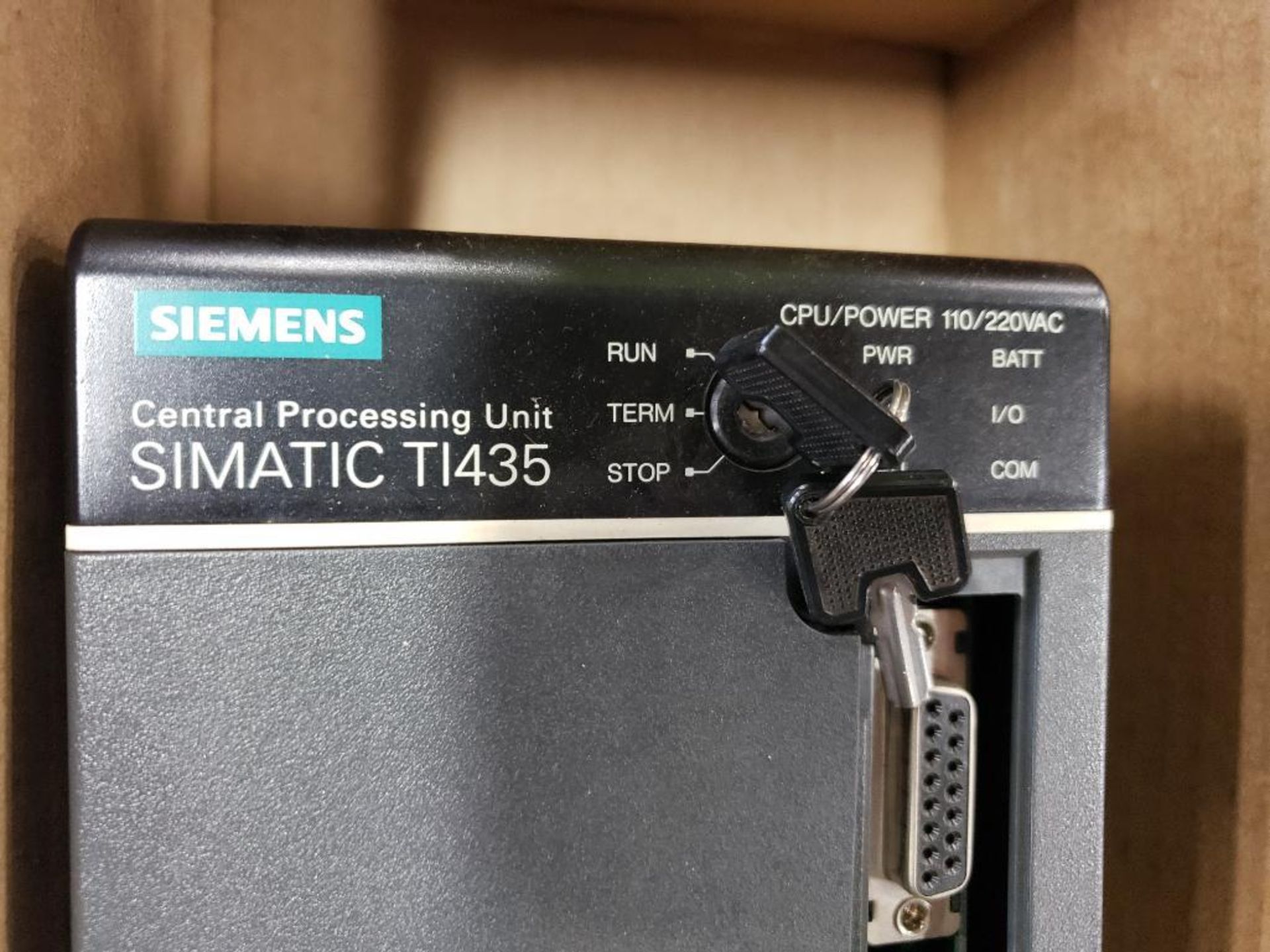 Siemens Simatic TI435 CPU unit. Keyed. - Image 3 of 4