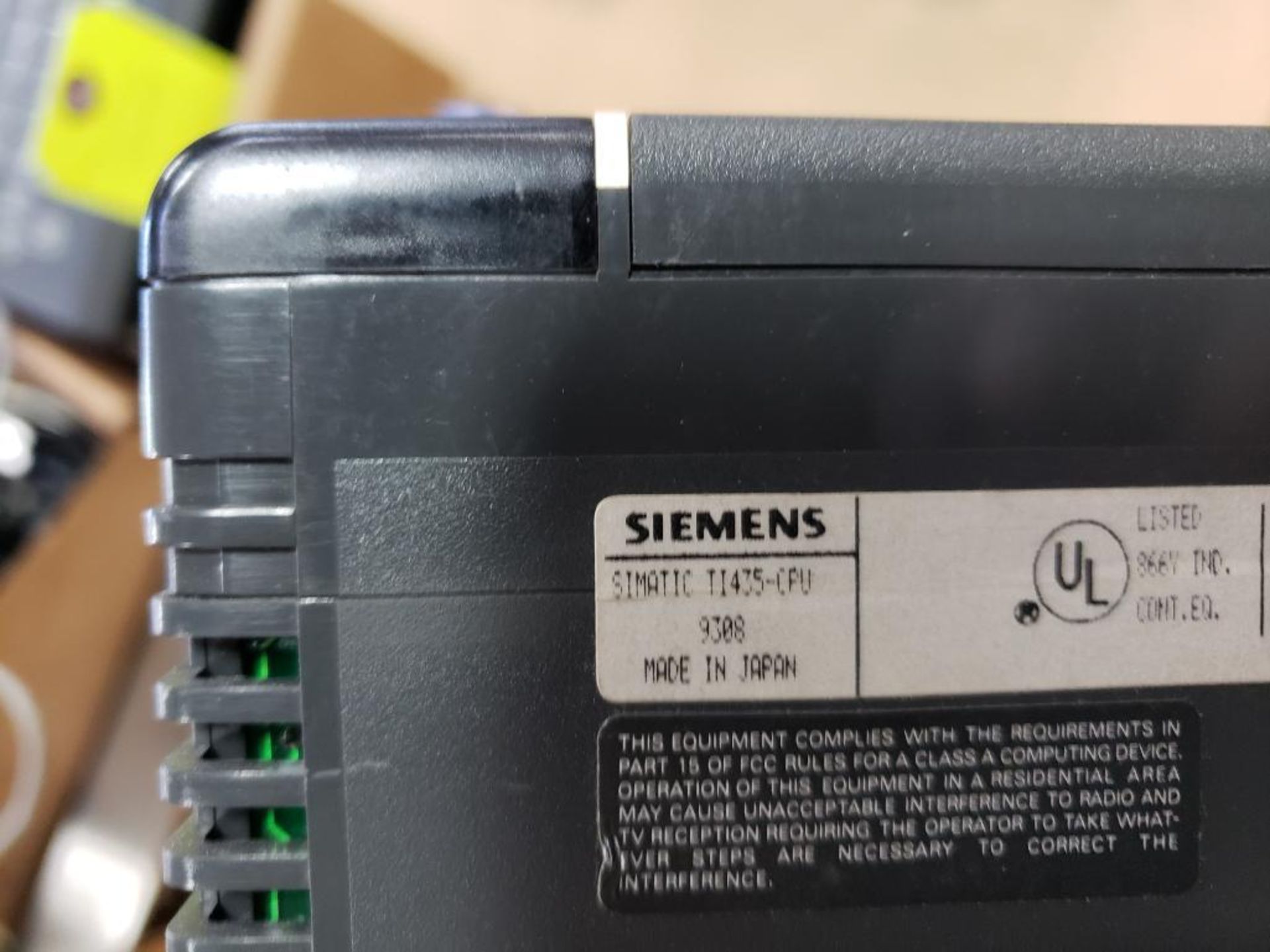 Siemens Simatic TI435 CPU and 6-Slot control rack. Keyed. - Image 3 of 3