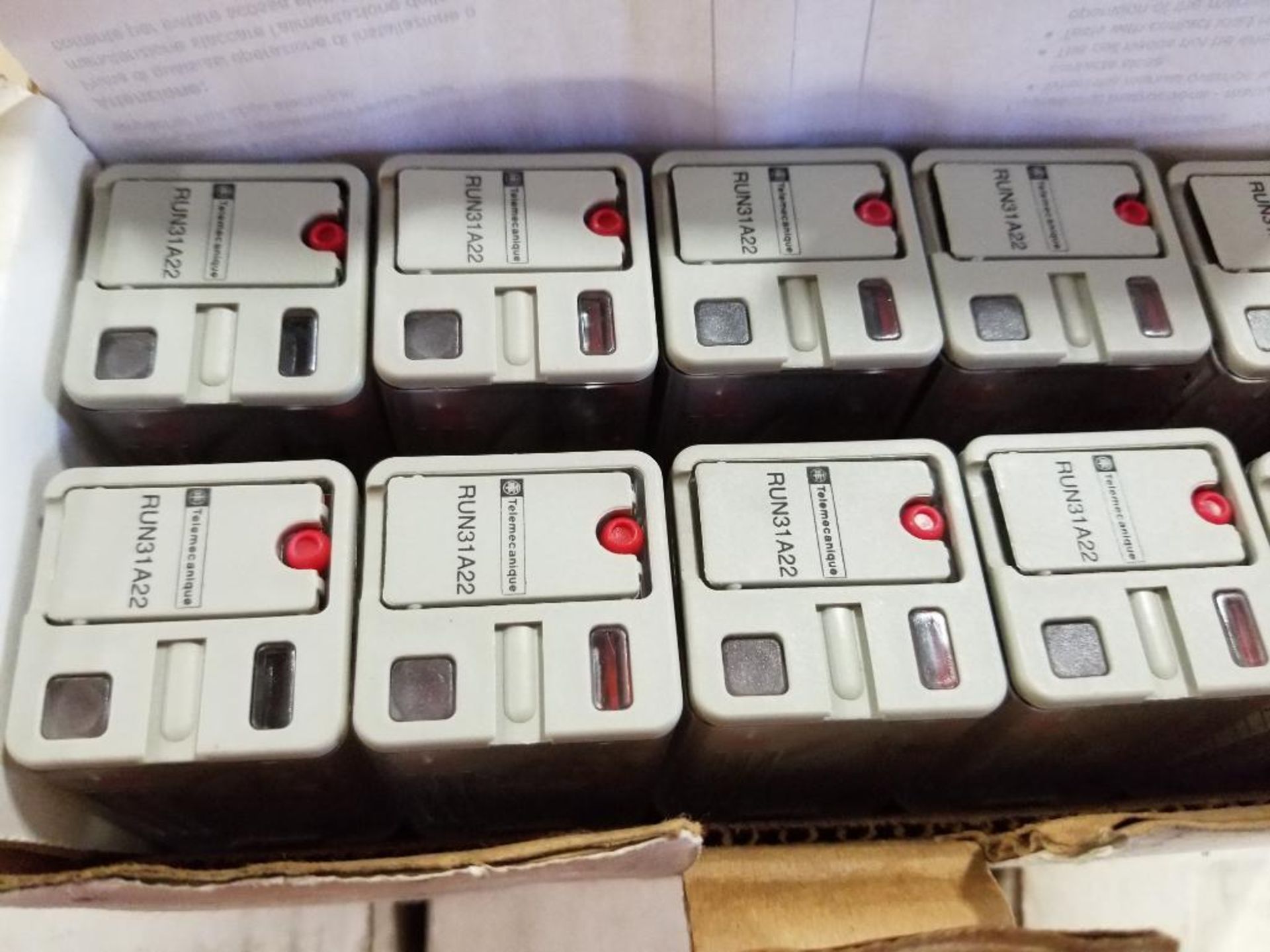 Qty 10 - Boxes of Telemecanique relay. RUN31A22F7. New in box. - Image 4 of 4