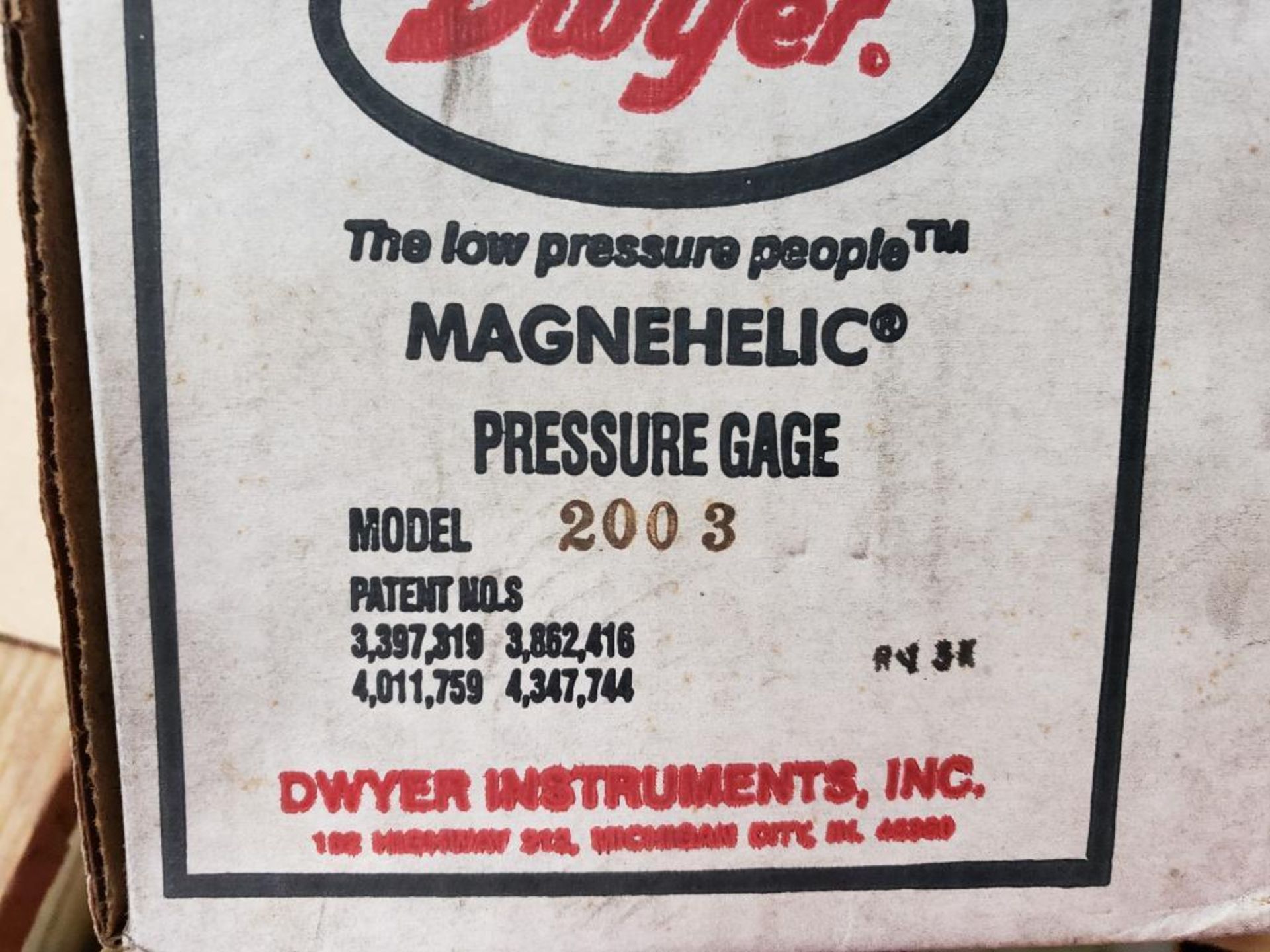 Assorted pressure gages. Dwyer, Marsh Bellofram, Allen Bradley. - Image 2 of 4