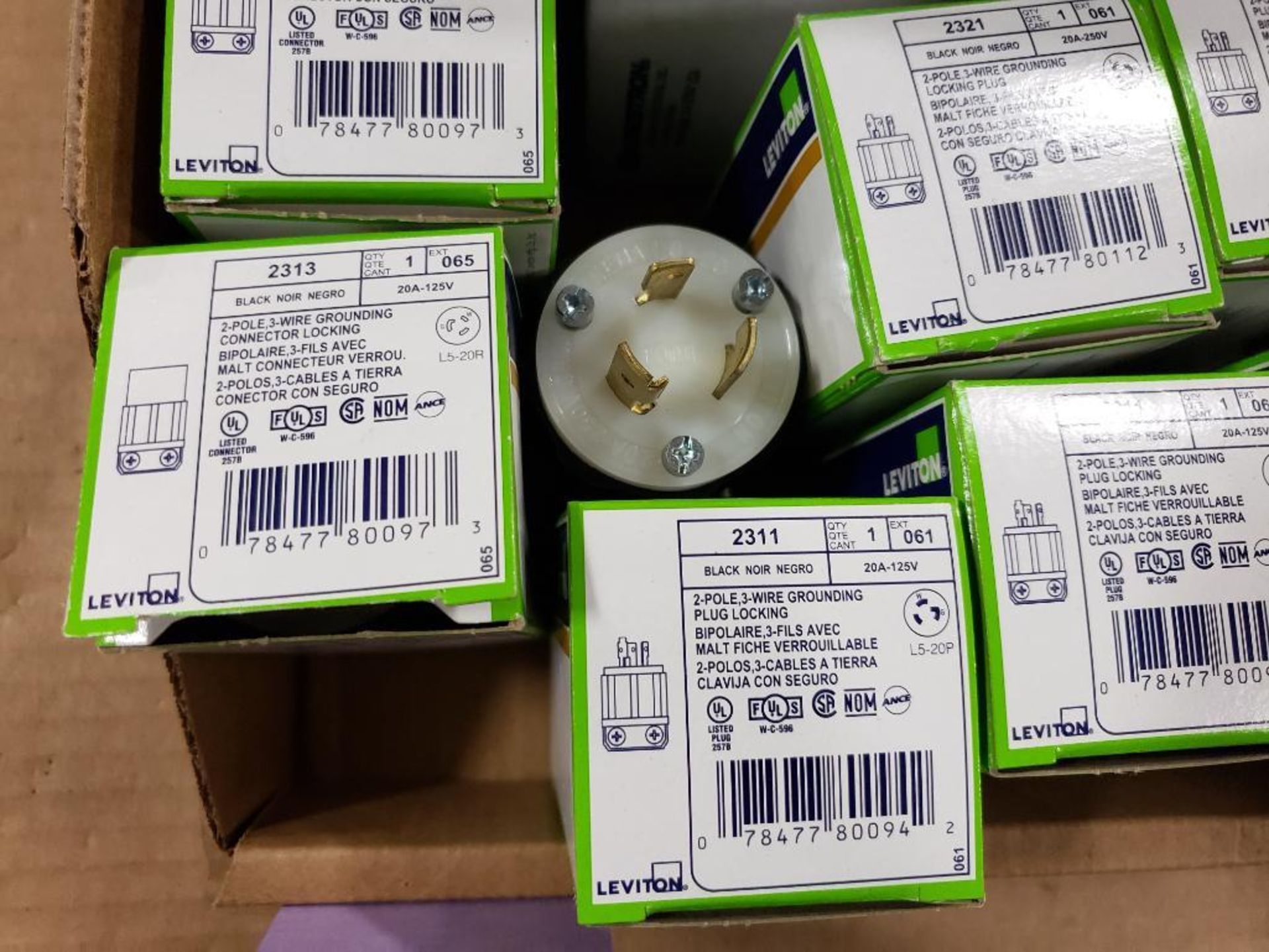 Large Qty of electrical receptacles. Leviton. New in box. - Image 4 of 8