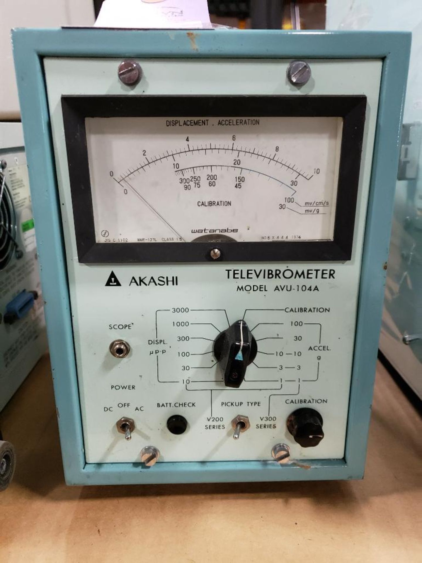 Akashi Televibrometer AVU-104A. - Image 3 of 5