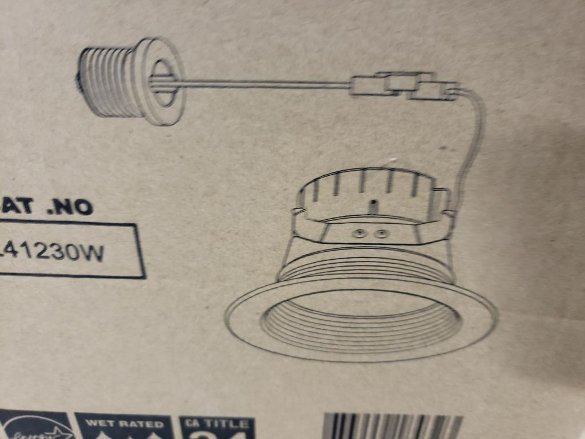 Qty 19 - Elco Lighting EL41230W light recess. New in box. - Image 2 of 8