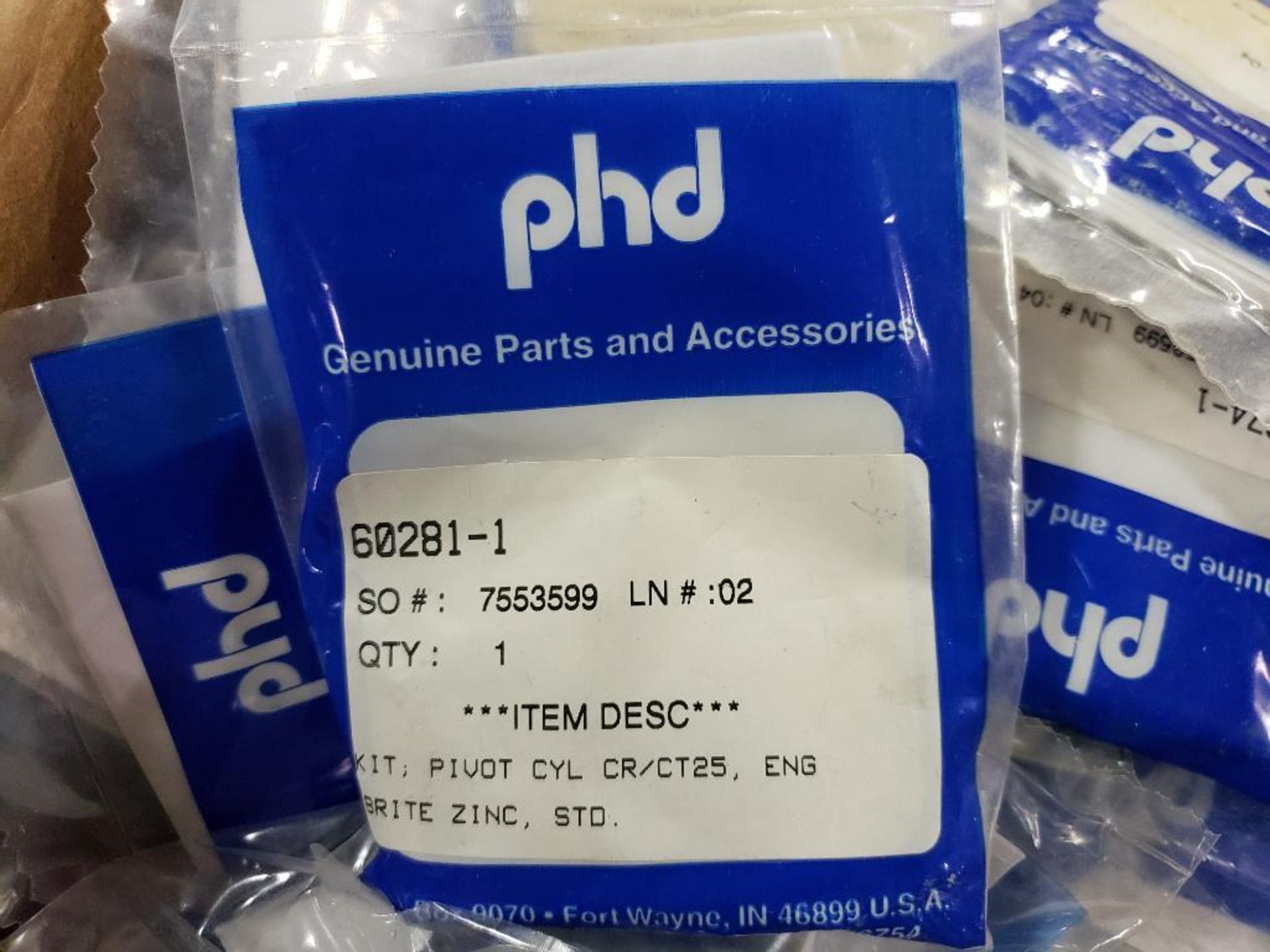 Assorted PHD replacement parts. New in package. - Image 3 of 6