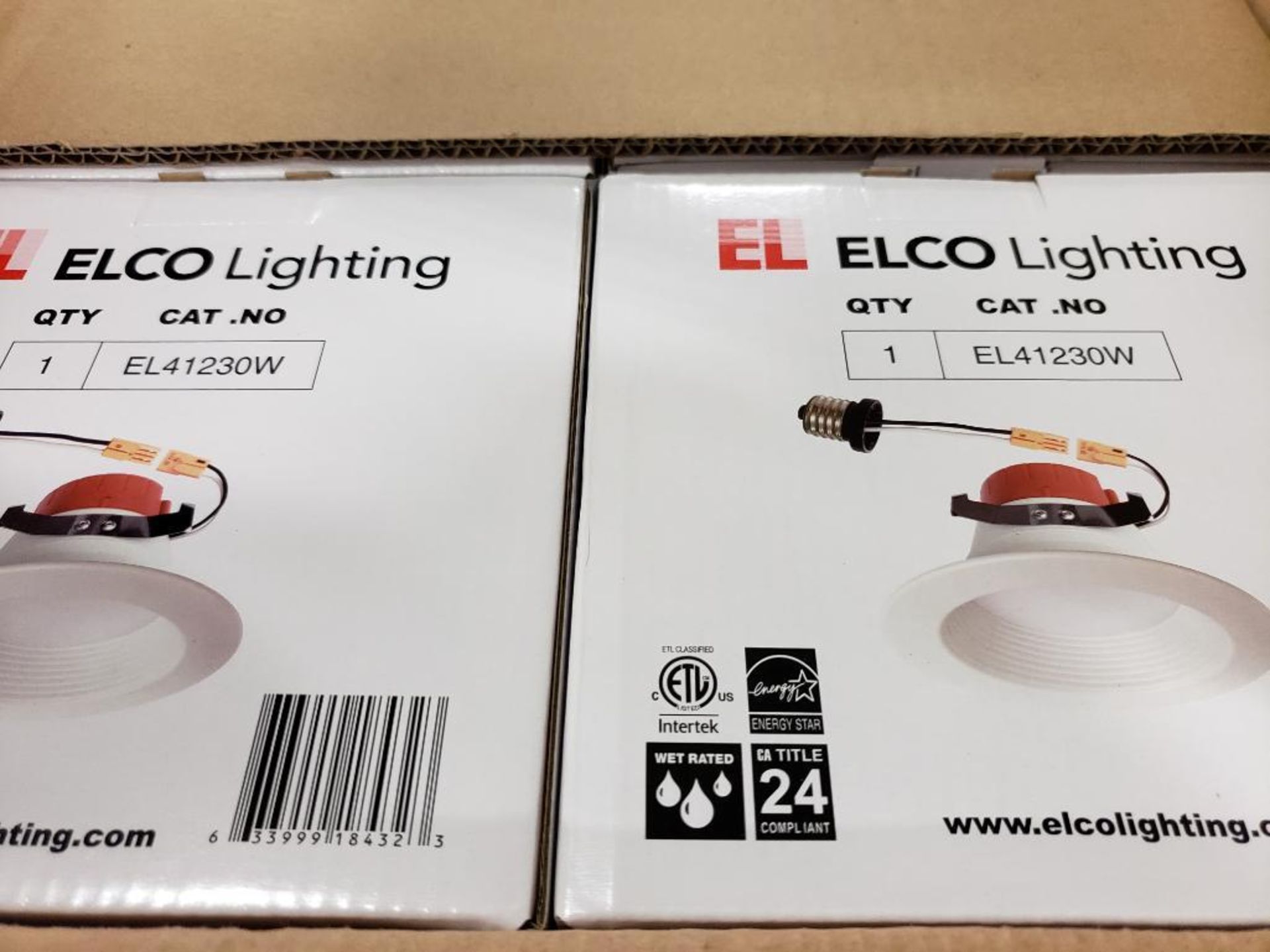 Qty 19 - Elco Lighting EL41230W light recess. New in box. - Image 7 of 8