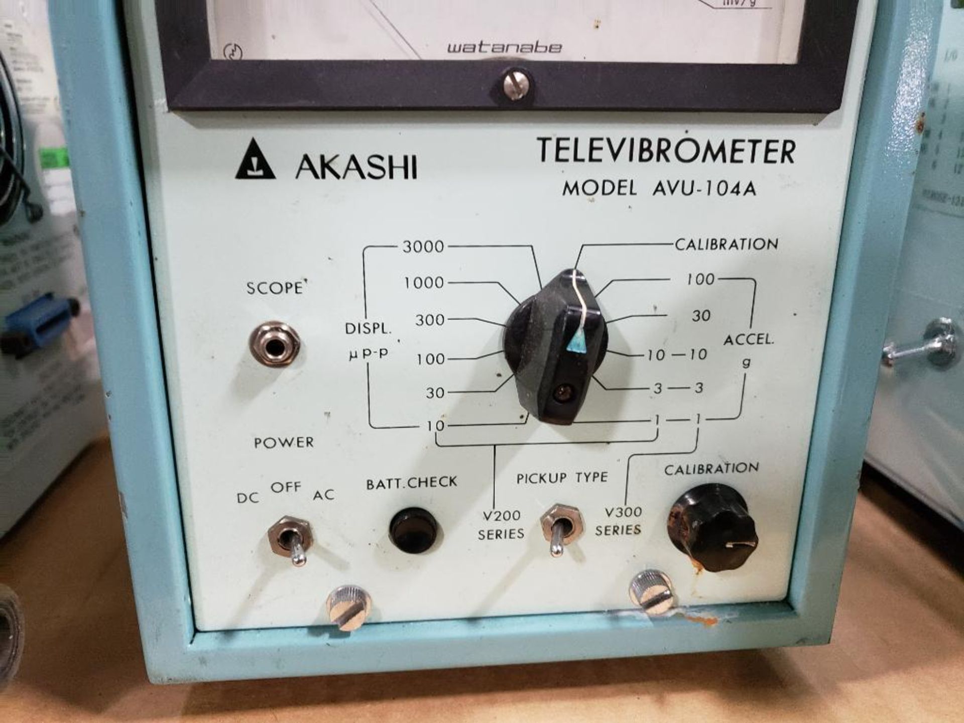 Akashi Televibrometer AVU-104A. - Image 2 of 5