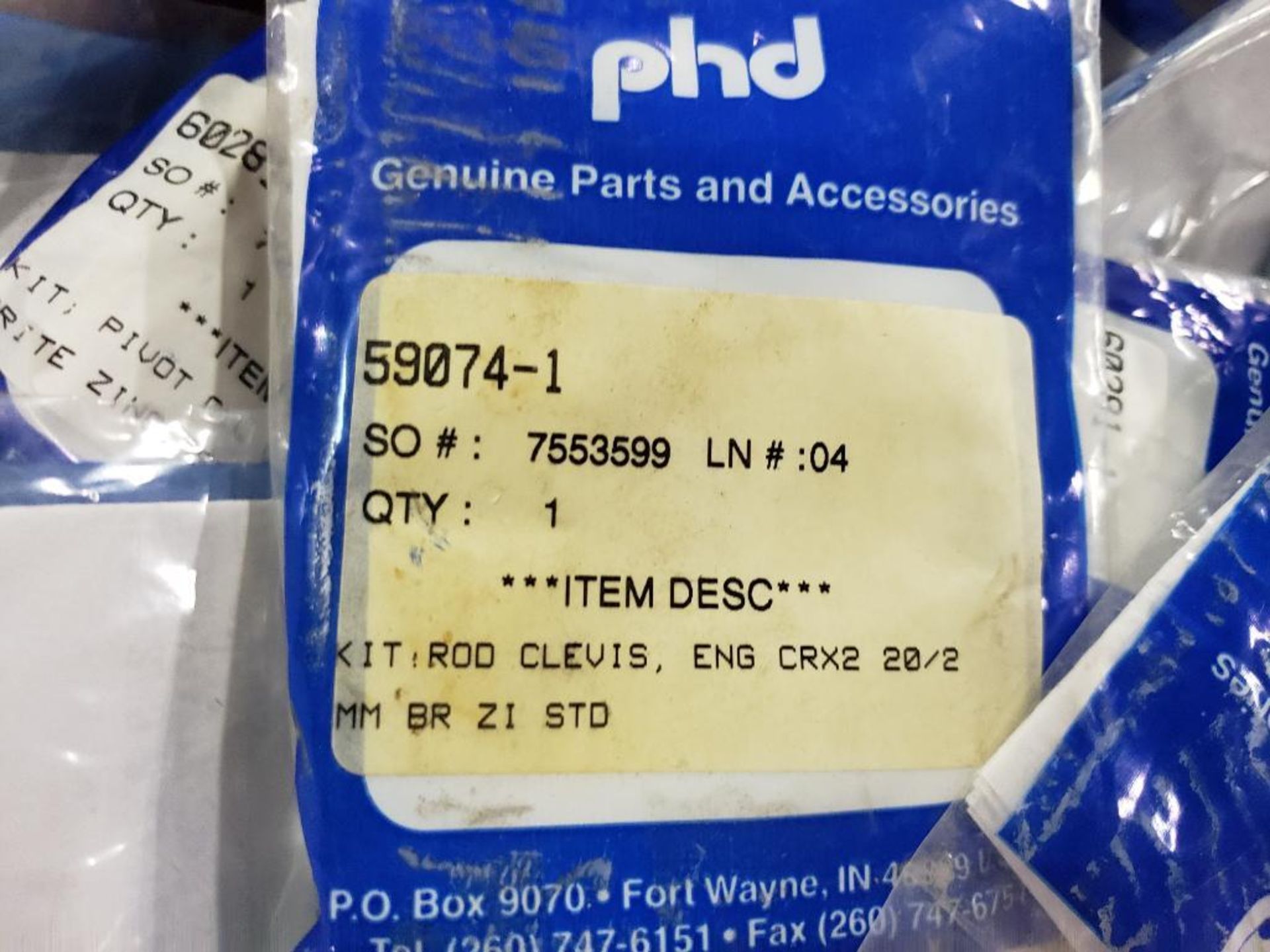 Assorted PHD replacement parts. New in package. - Image 4 of 6
