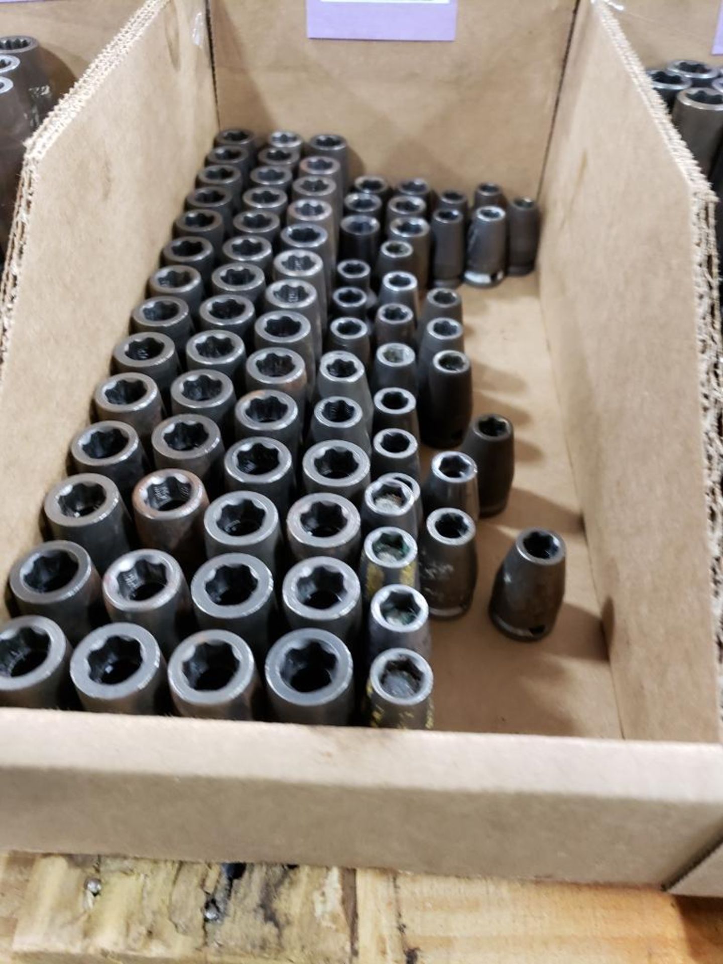 Large Qty of assorted APEX impact socket. 10mm, 8mm. 3/8" drive. - Image 2 of 3