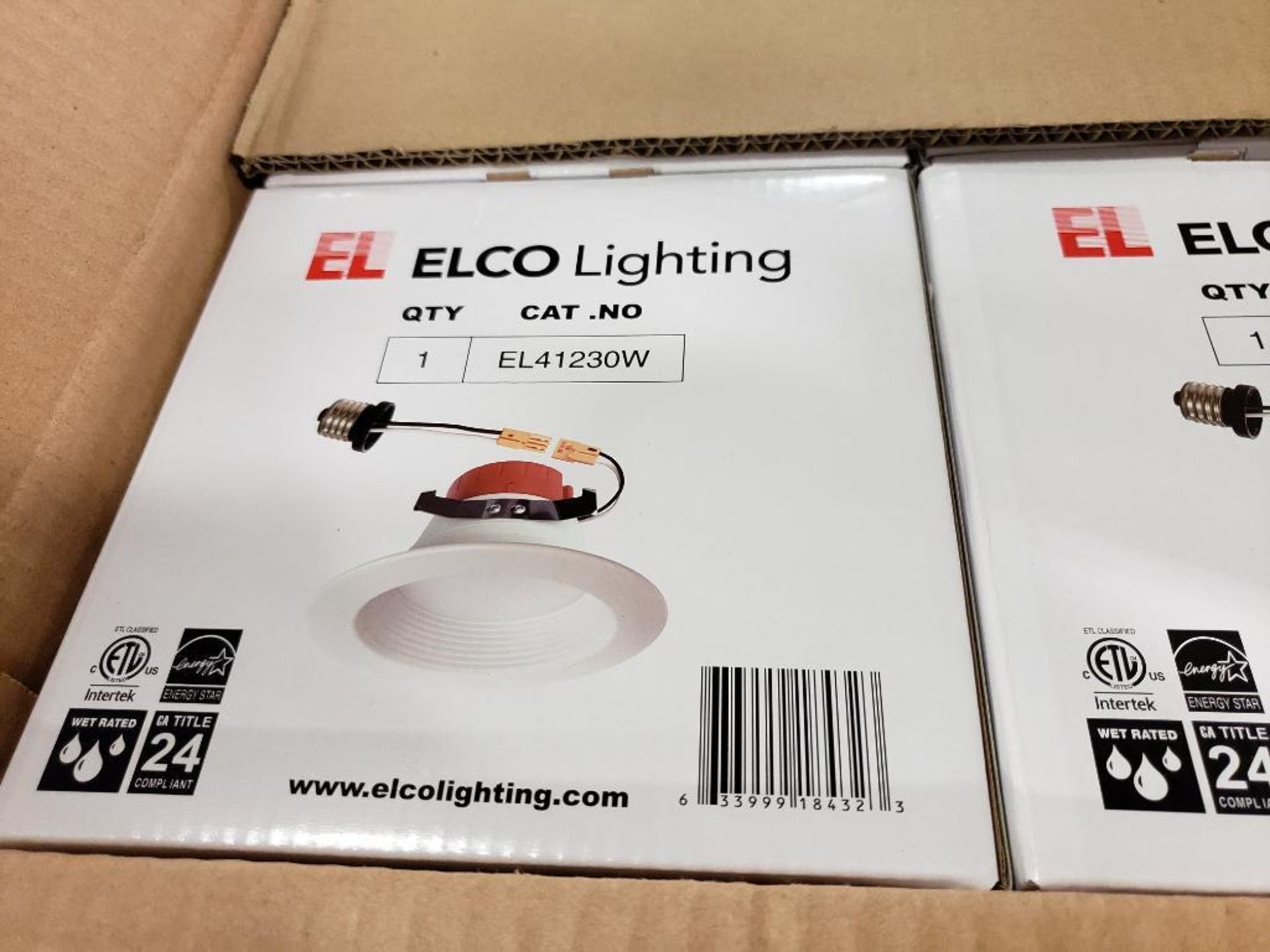 Qty 19 - Elco Lighting EL41230W light recess. New in box. - Image 8 of 8