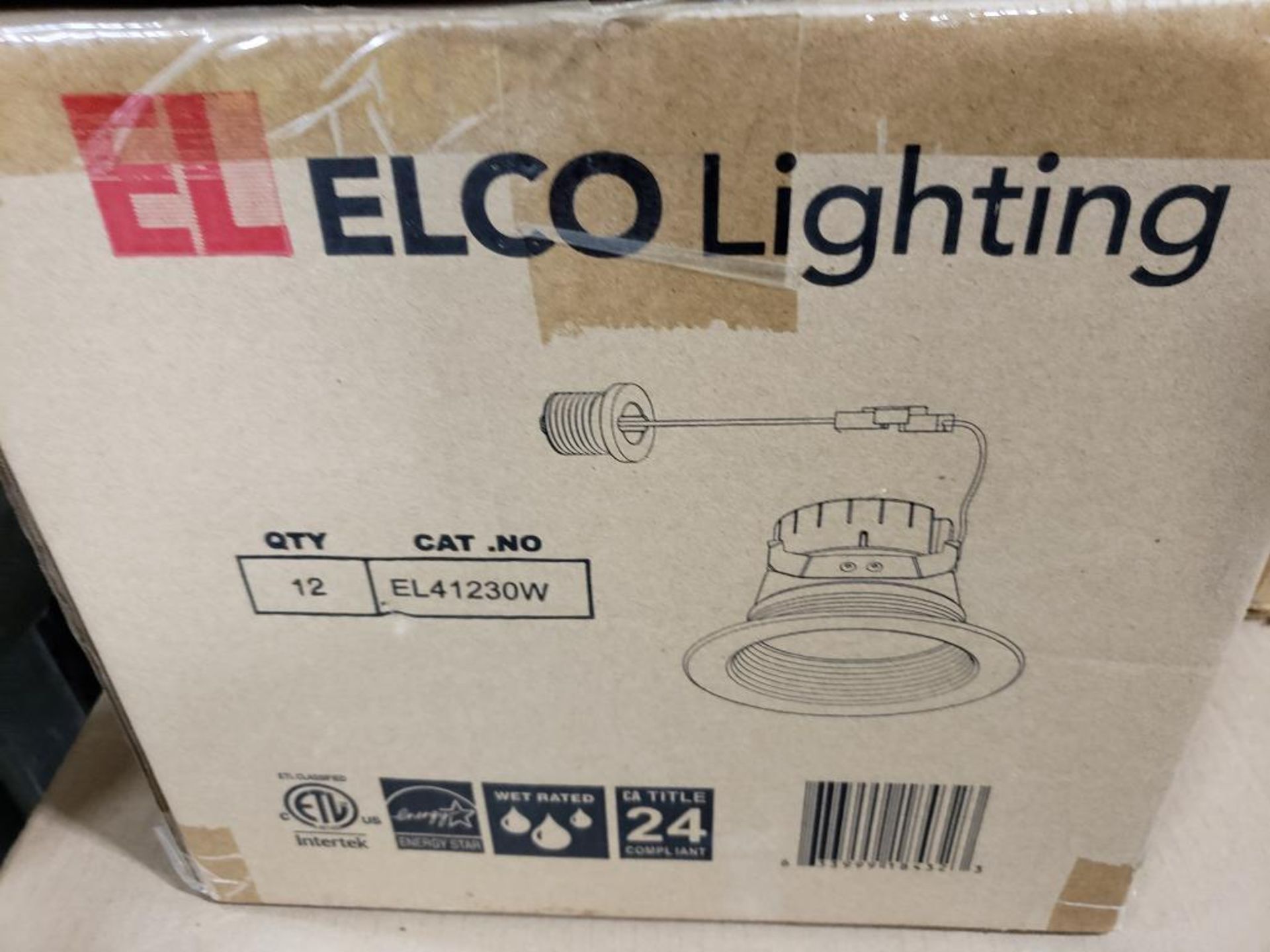 Qty 19 - Elco Lighting EL41230W light recess. New in box.