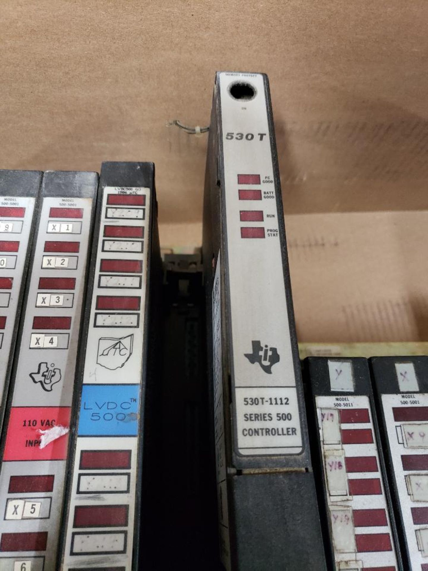 Qty 3 - Assorted Texas Instruments control racks. - Image 3 of 9