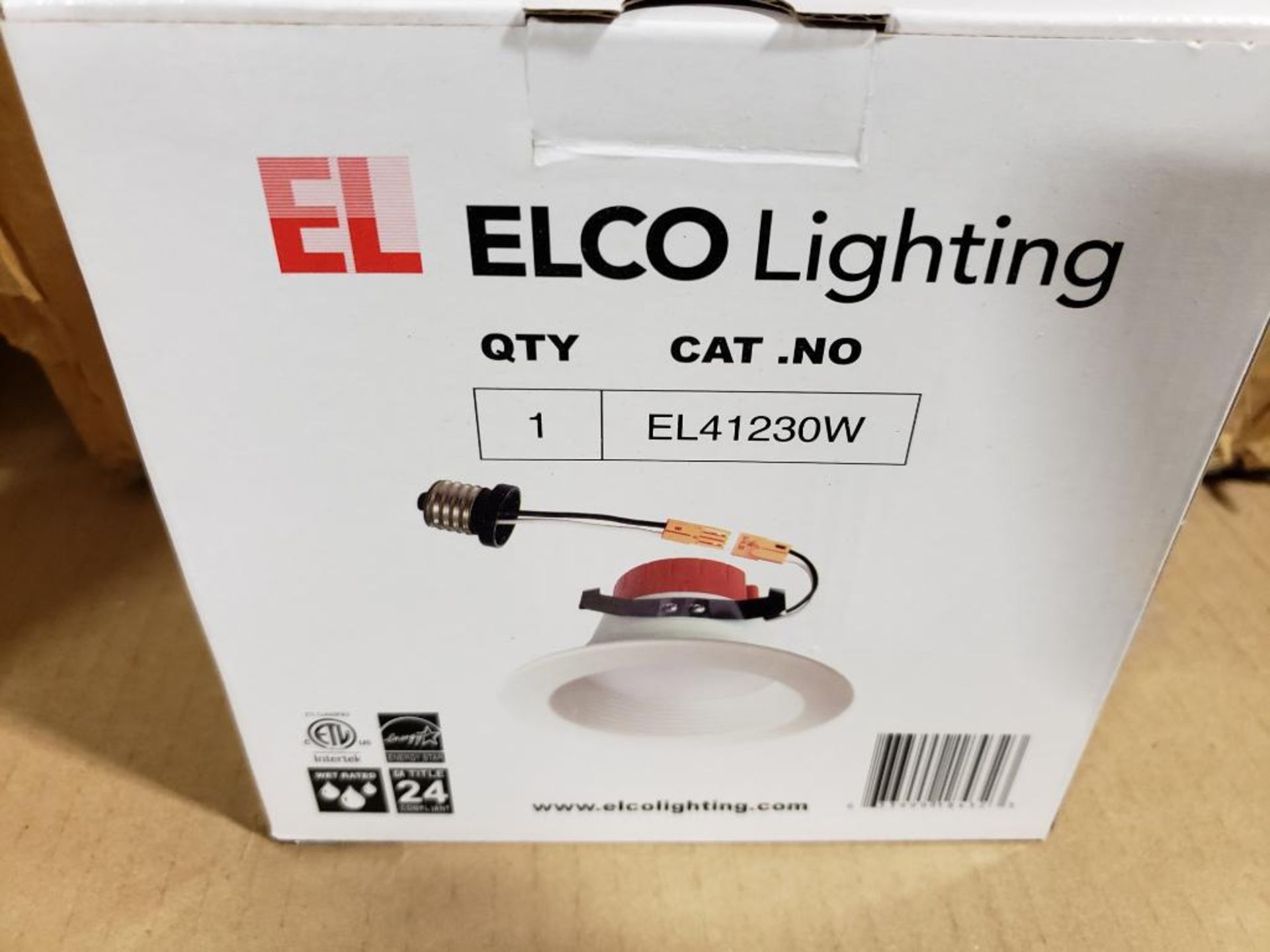 Qty 19 - Elco Lighting EL41230W light recess. New in box. - Image 3 of 8