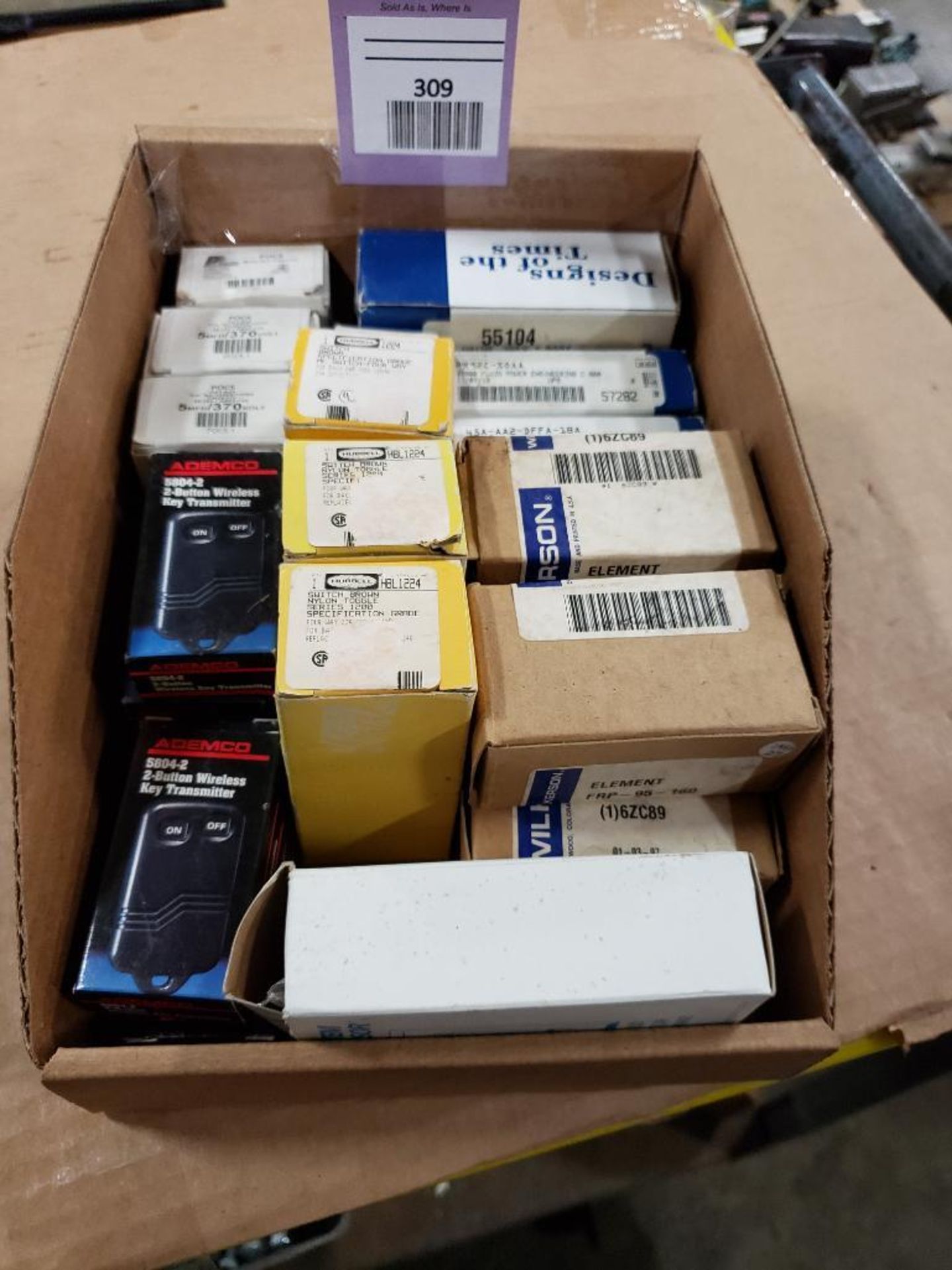 Assorted replacement parts. Wilkerson, Hubbell, Aemco. New in box.