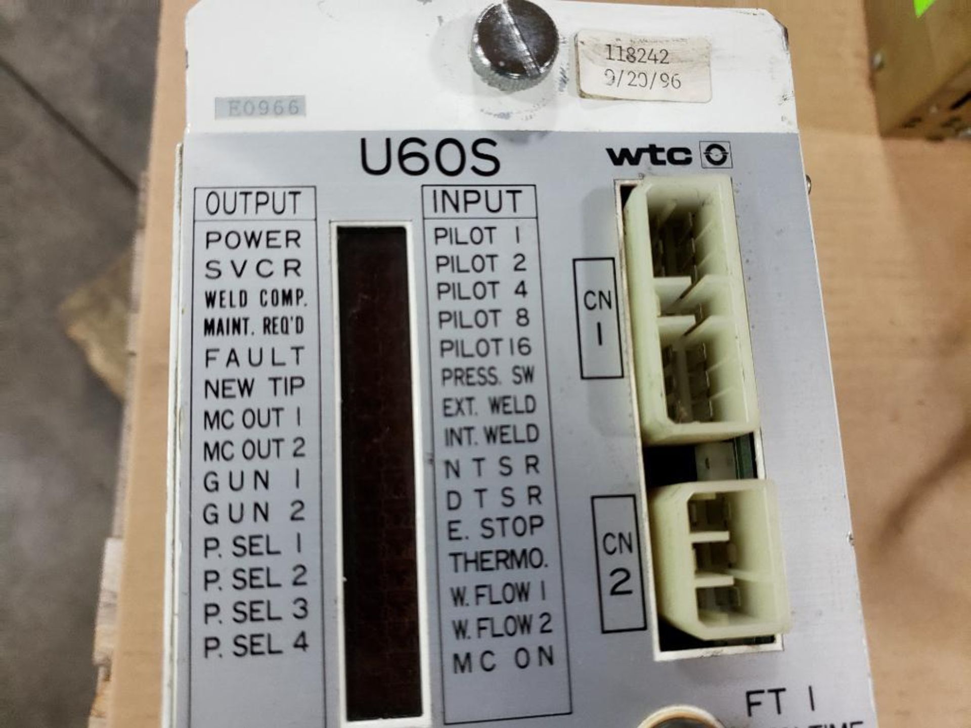 WTC U60S A5-1176 welding control unit. - Image 3 of 6