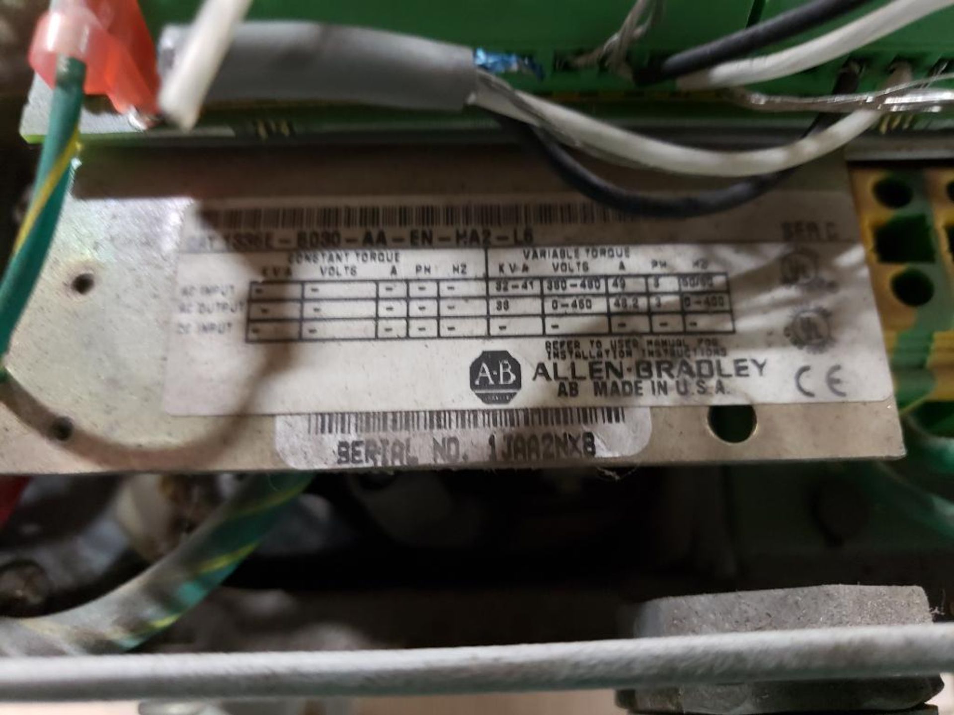 Allen Bradley 1336 Impact drive. 1336E-B030-AA-EN-HA2-L6. - Image 10 of 11