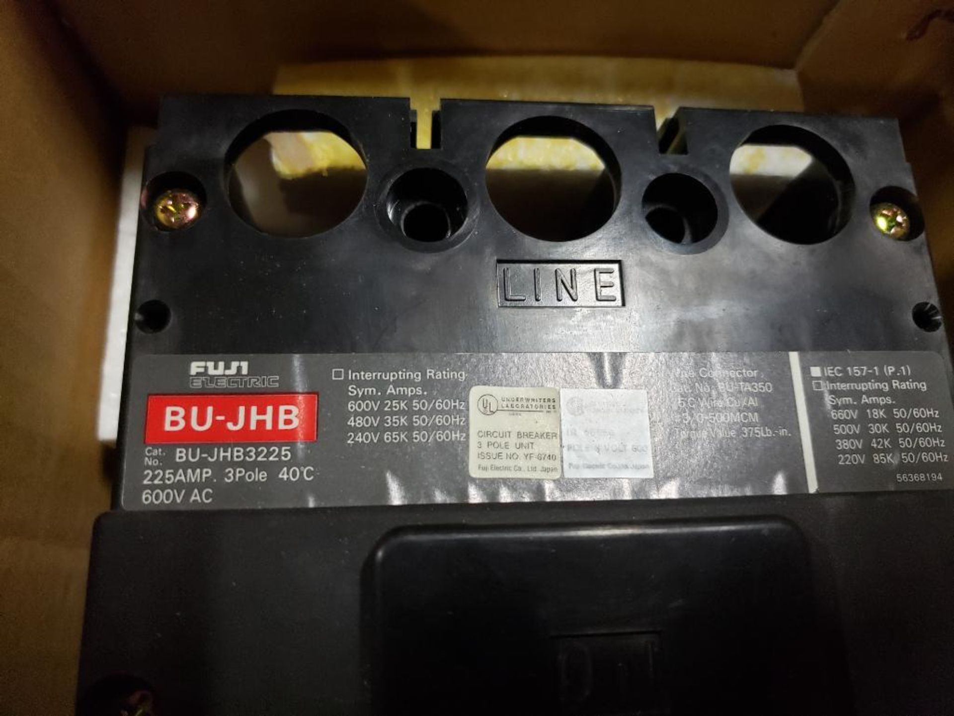 Fuji BU-JHB 3225L circuit breaker. New in box. - Image 4 of 6