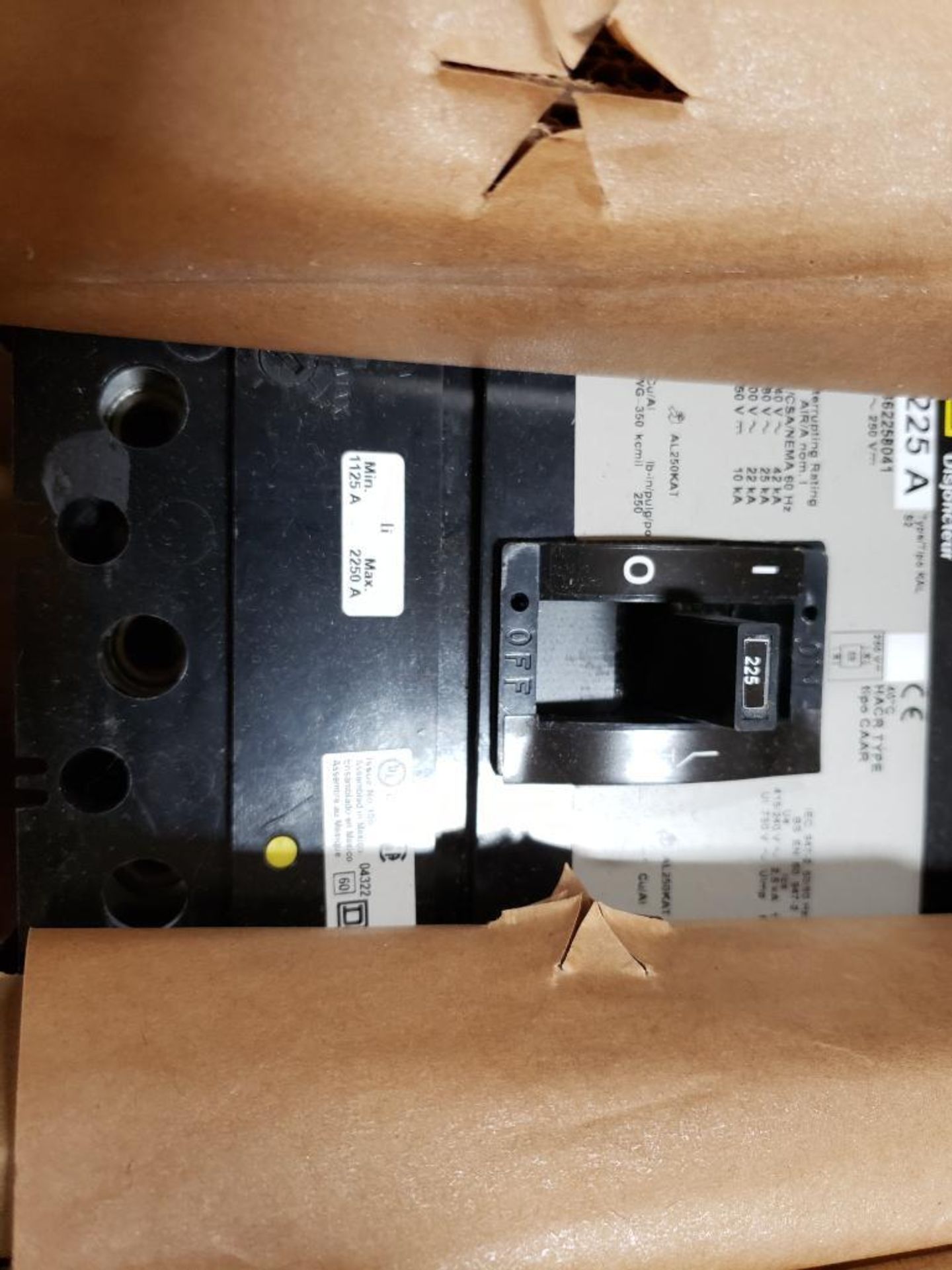 Square-D circuit breaker. KAL362258041. New in box. - Image 3 of 5