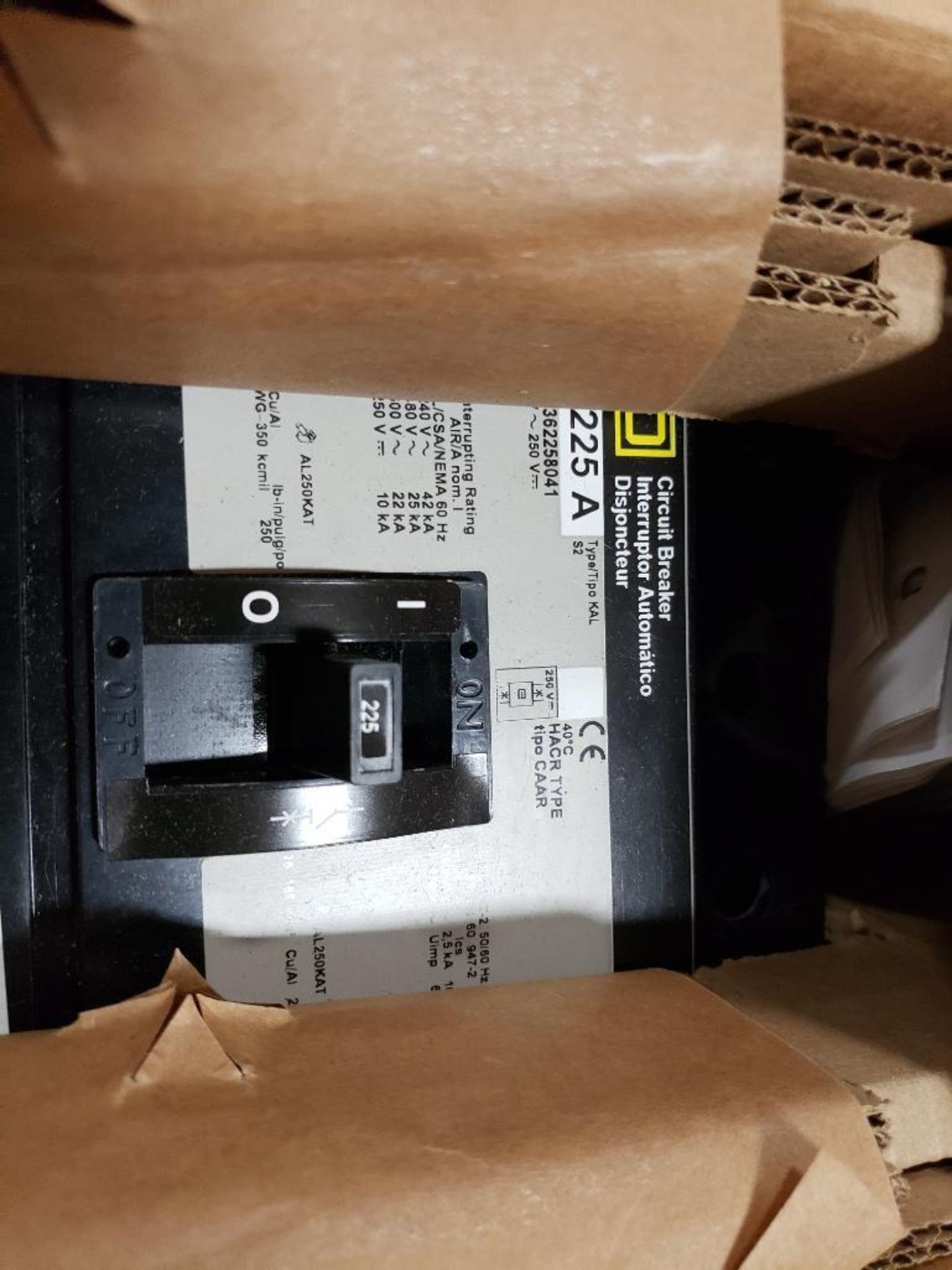 Square-D circuit breaker. KAL362258041. New in box. - Image 2 of 5