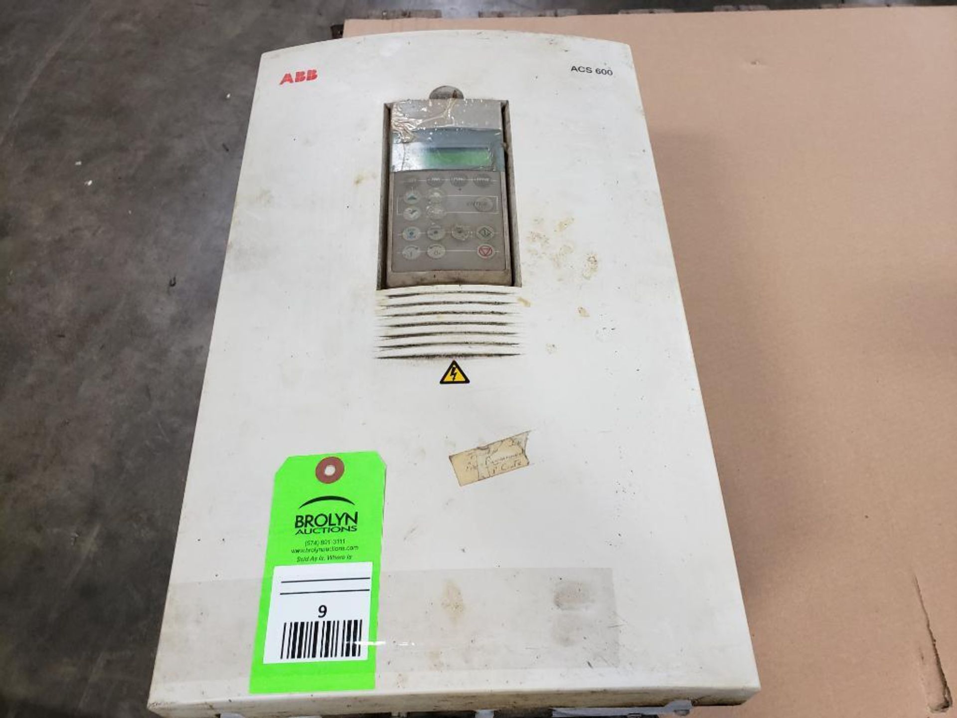 ABB ACS 600 Variable frequency drive.